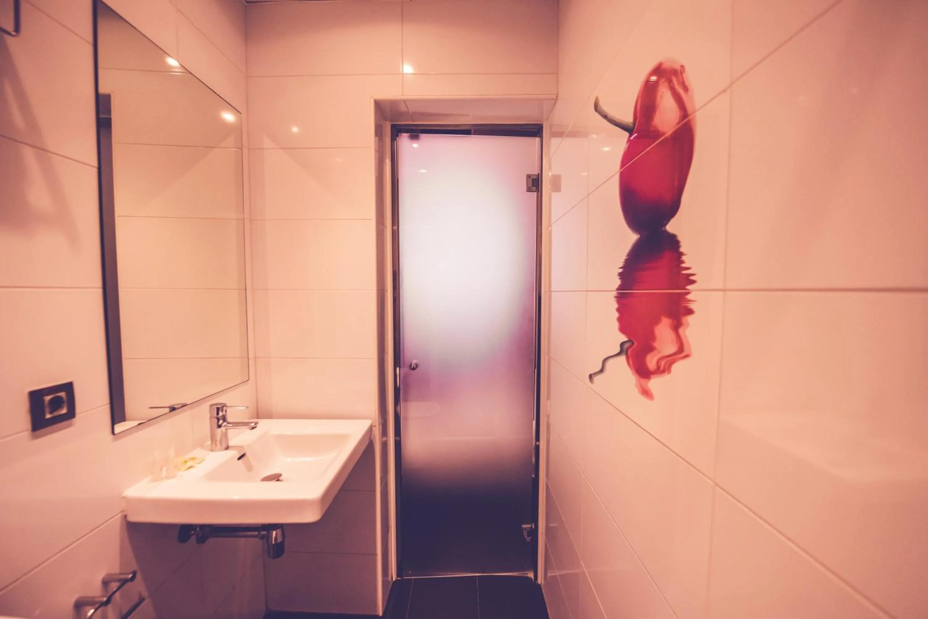 Bathroom in Hostal Prado