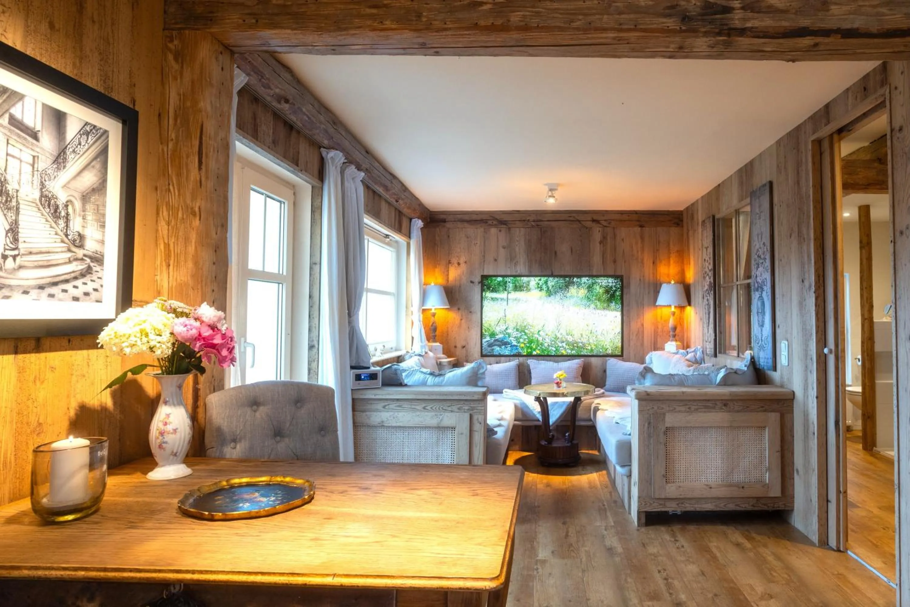 Living room in Weißt Du noch - Gästehäuser & Suiten