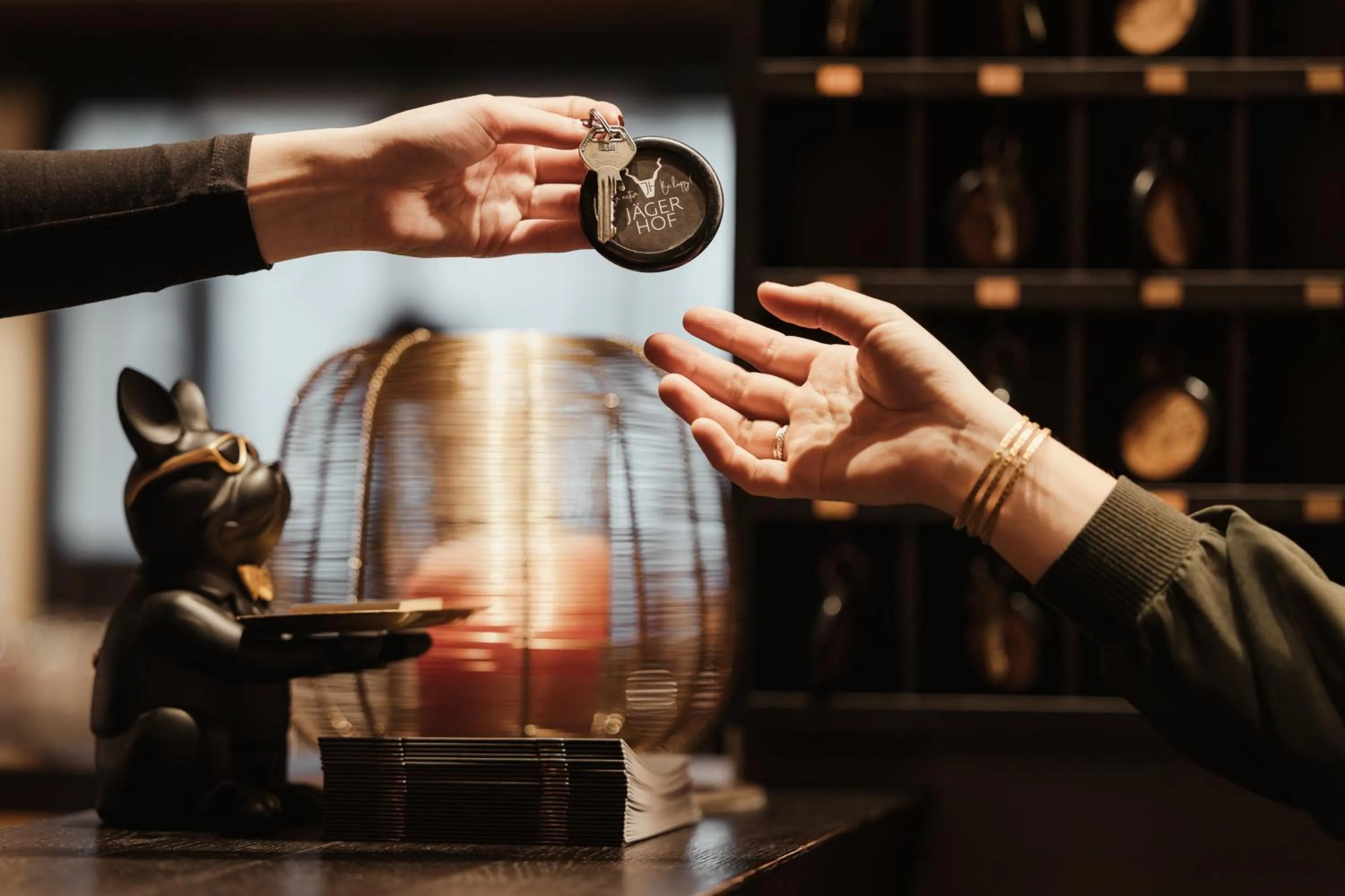 Lobby or reception in Hotel Jägerhof