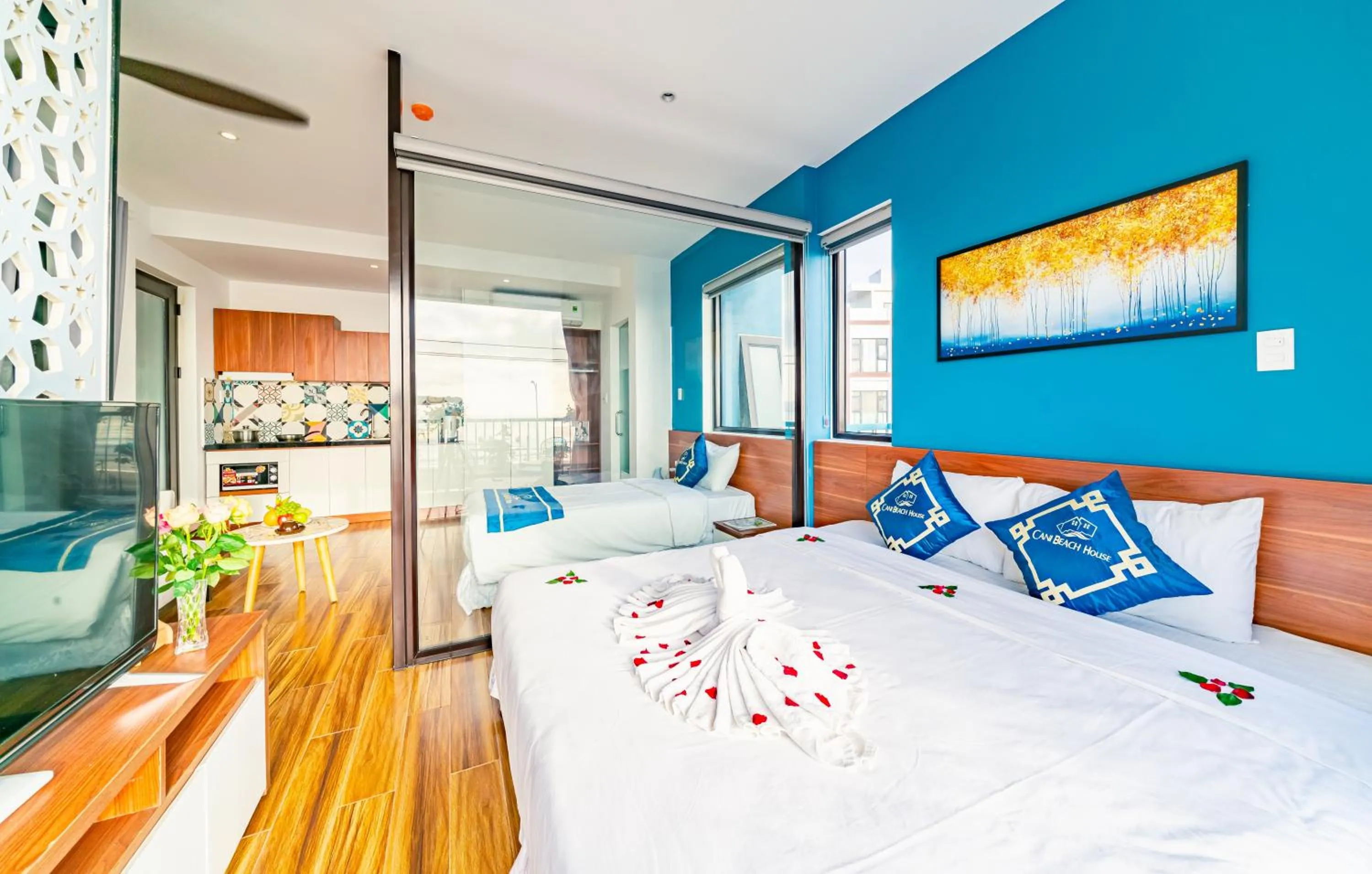 Bed in Cani Beach House