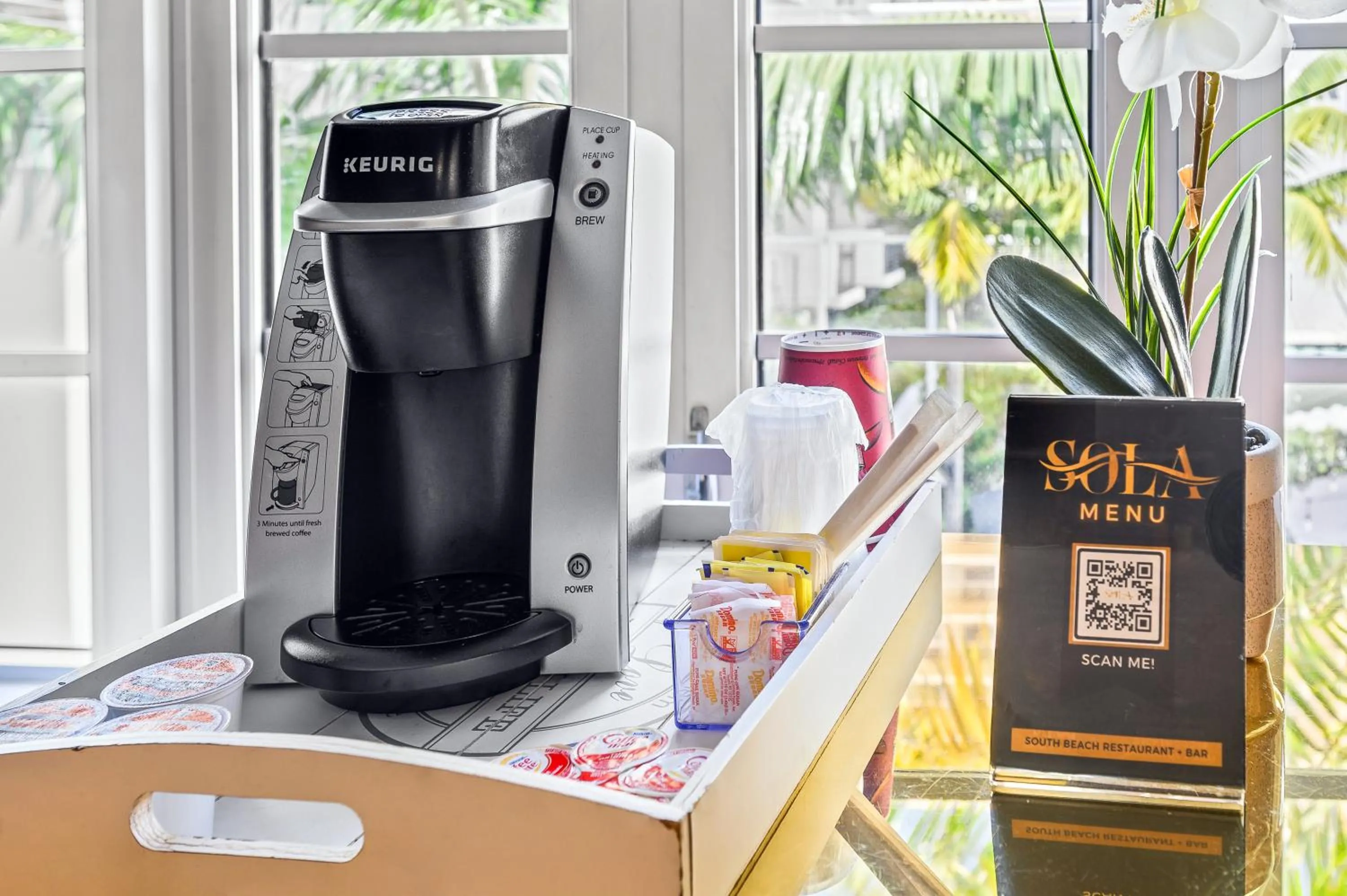 Coffee/tea facilities in The Fairwind Hotel