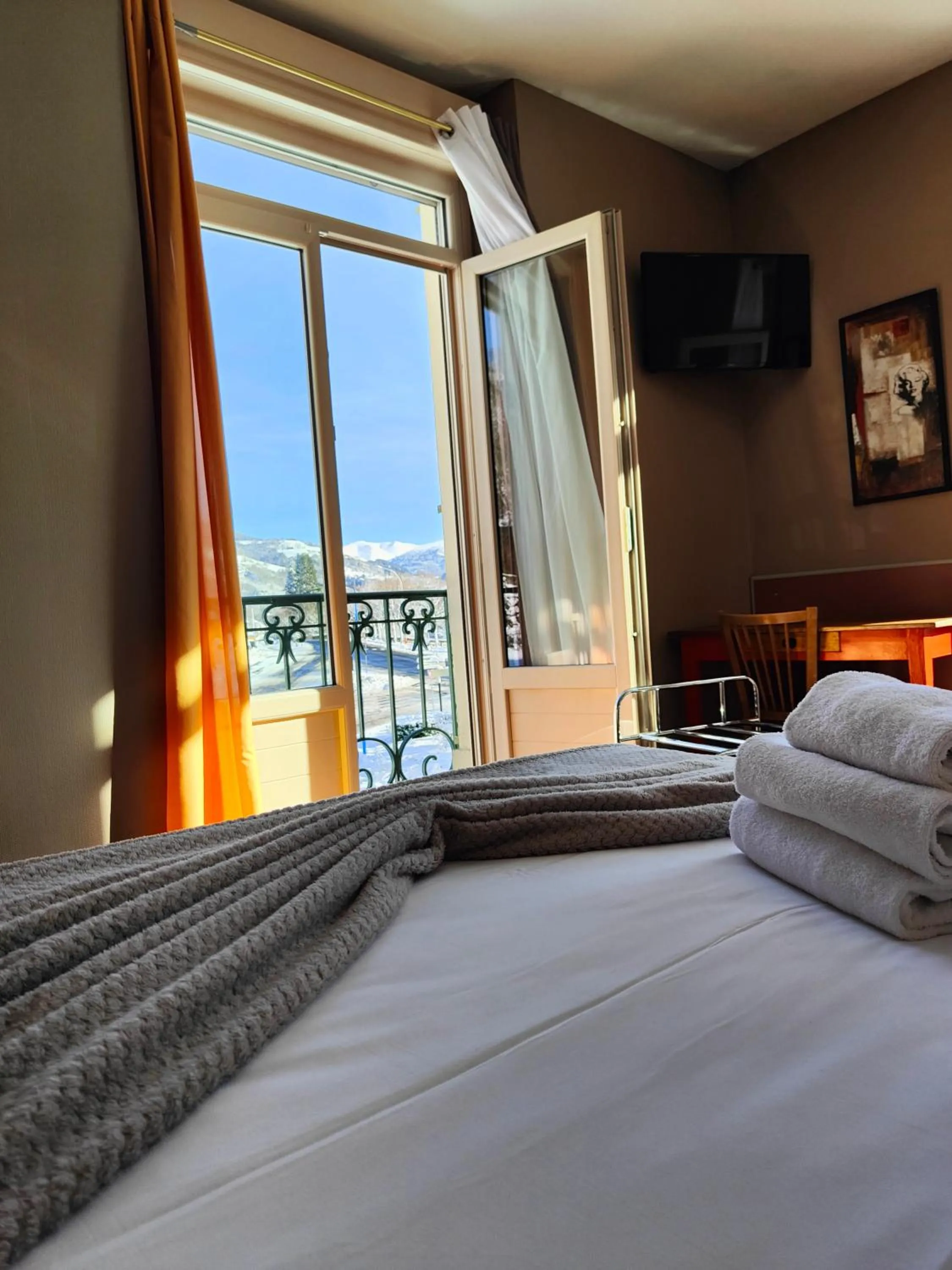 Bed in Hotel Au Val Doré