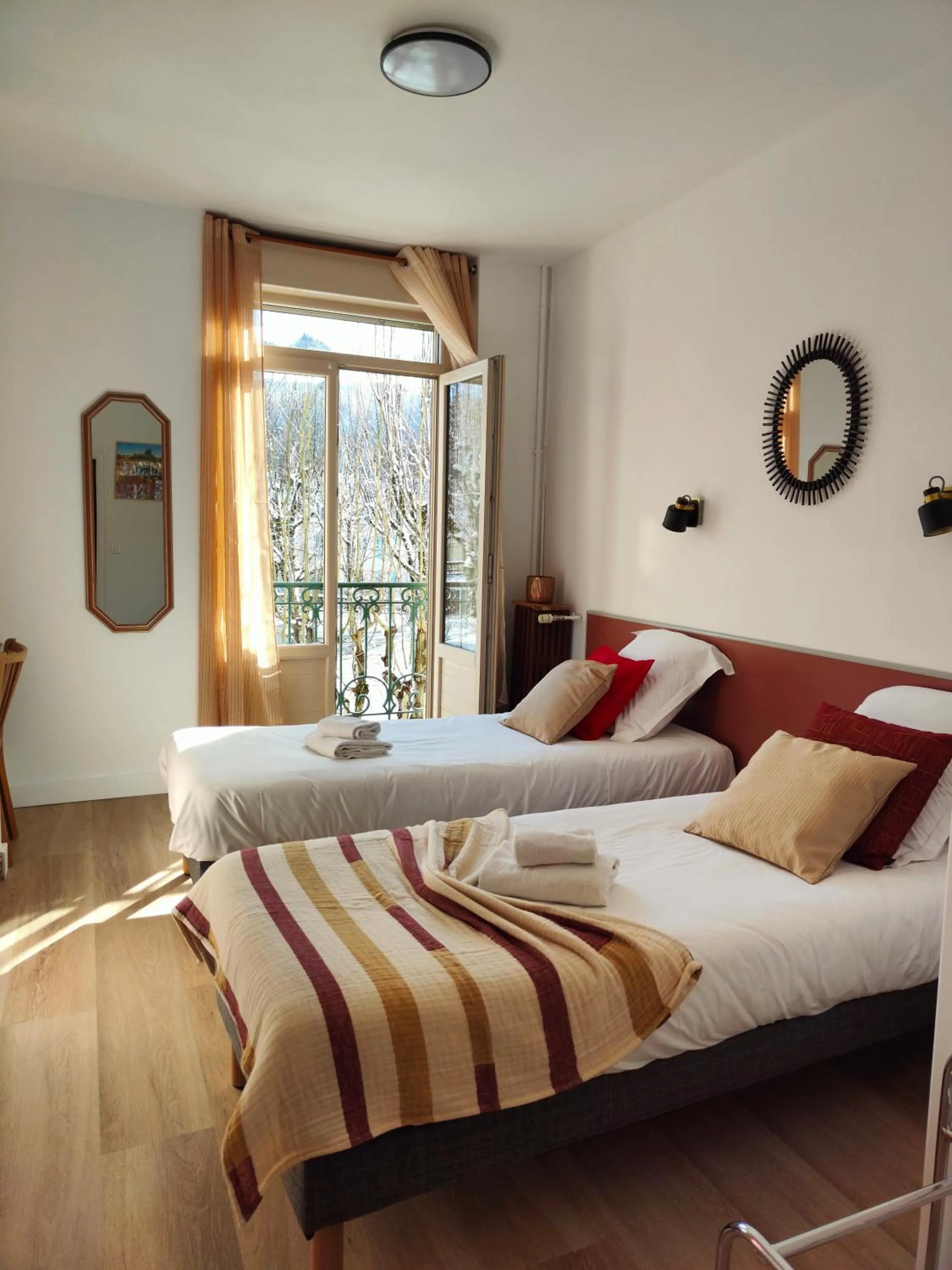 Bed in Hotel Au Val Doré