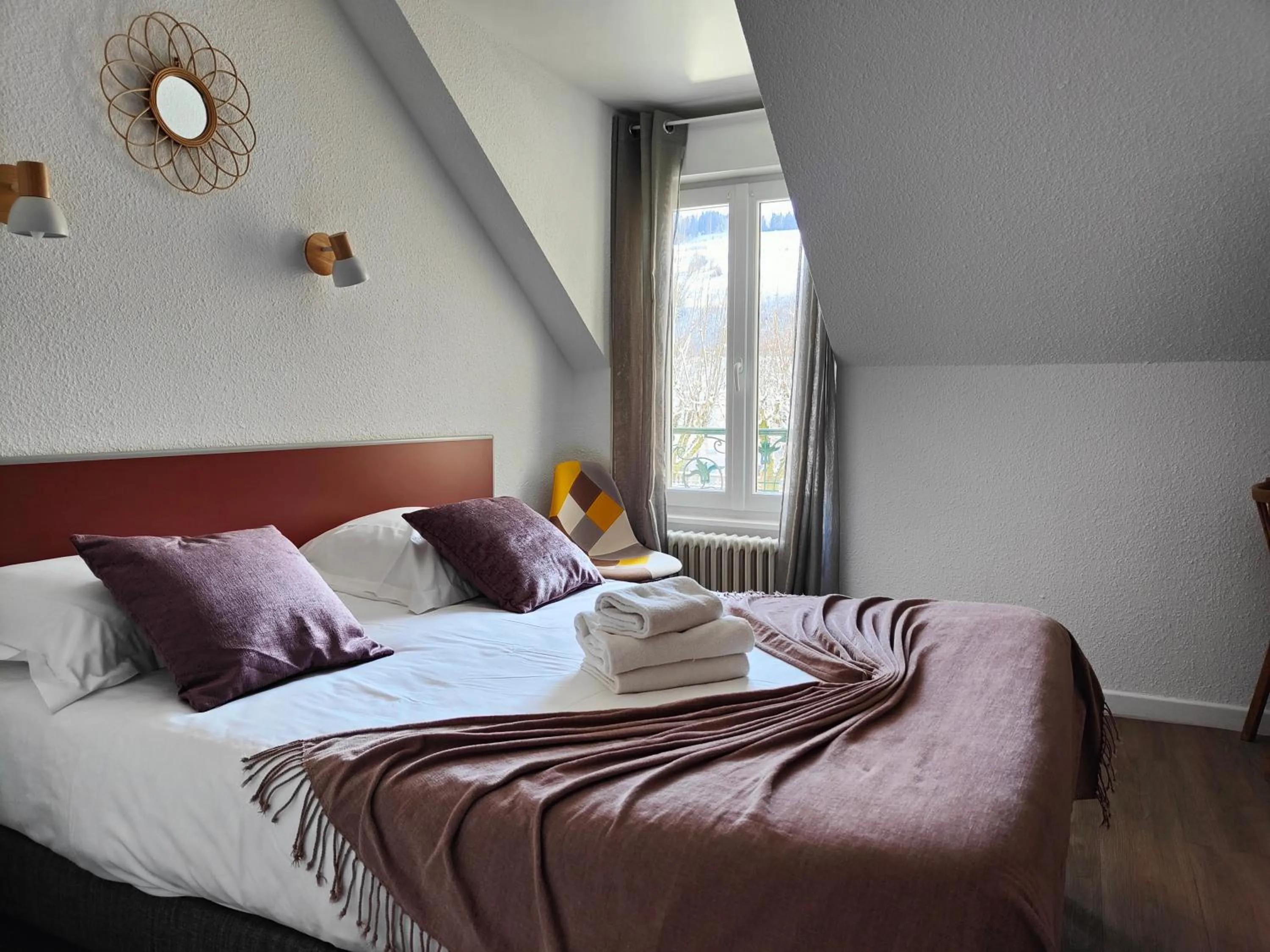 Bed in Hotel Au Val Doré