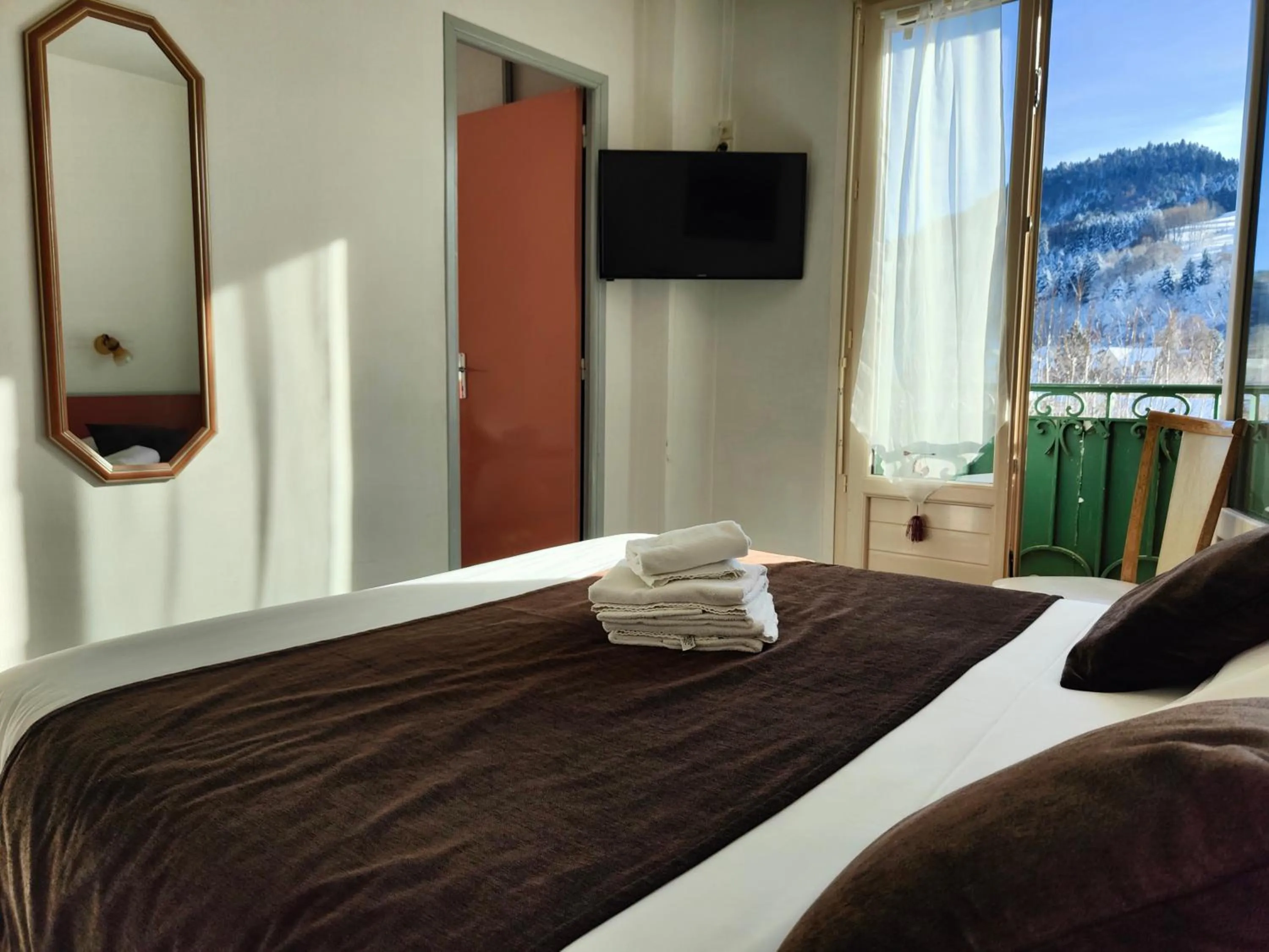 Bed in Hotel Au Val Doré