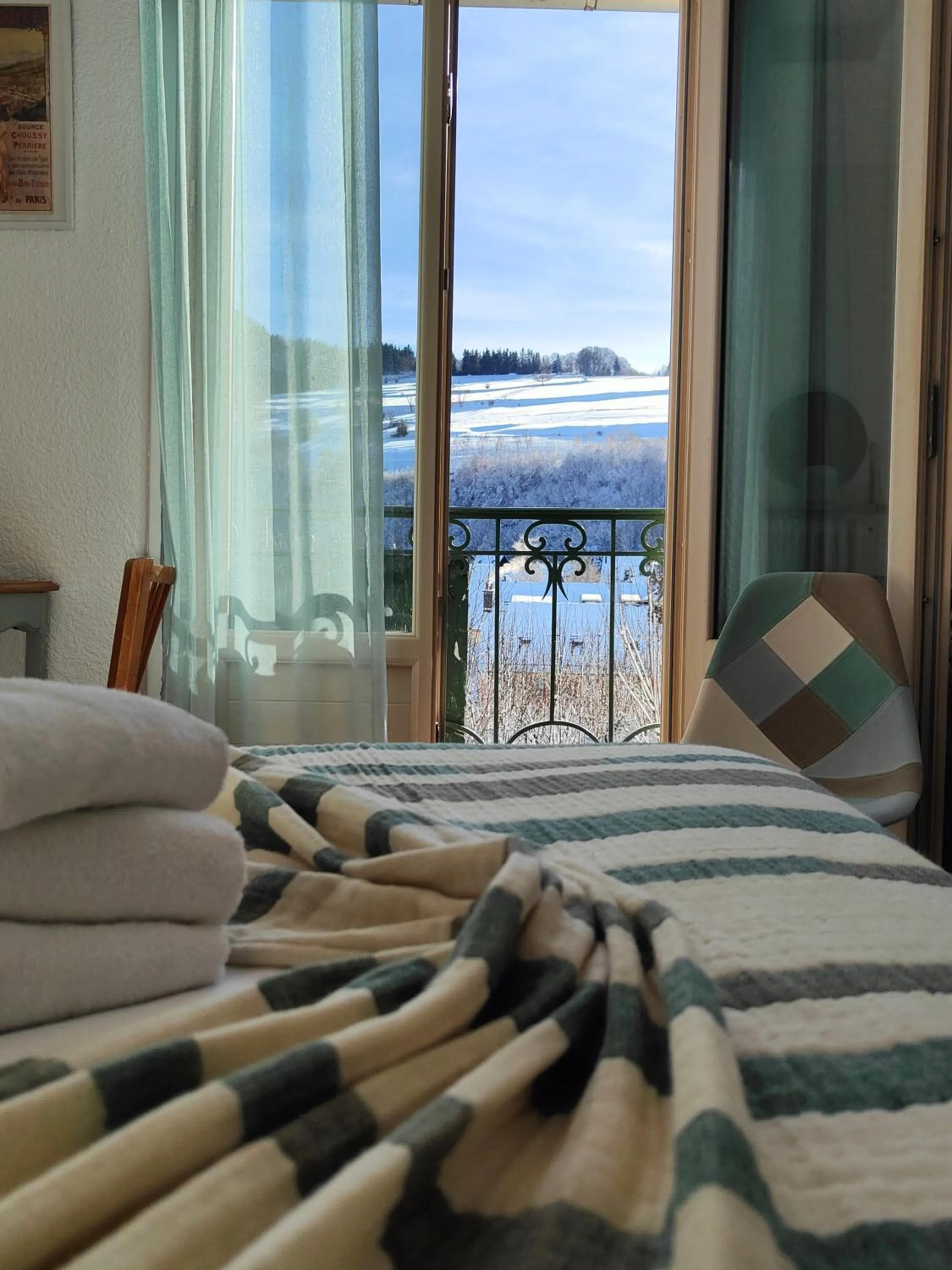 Bed in Hotel Au Val Doré