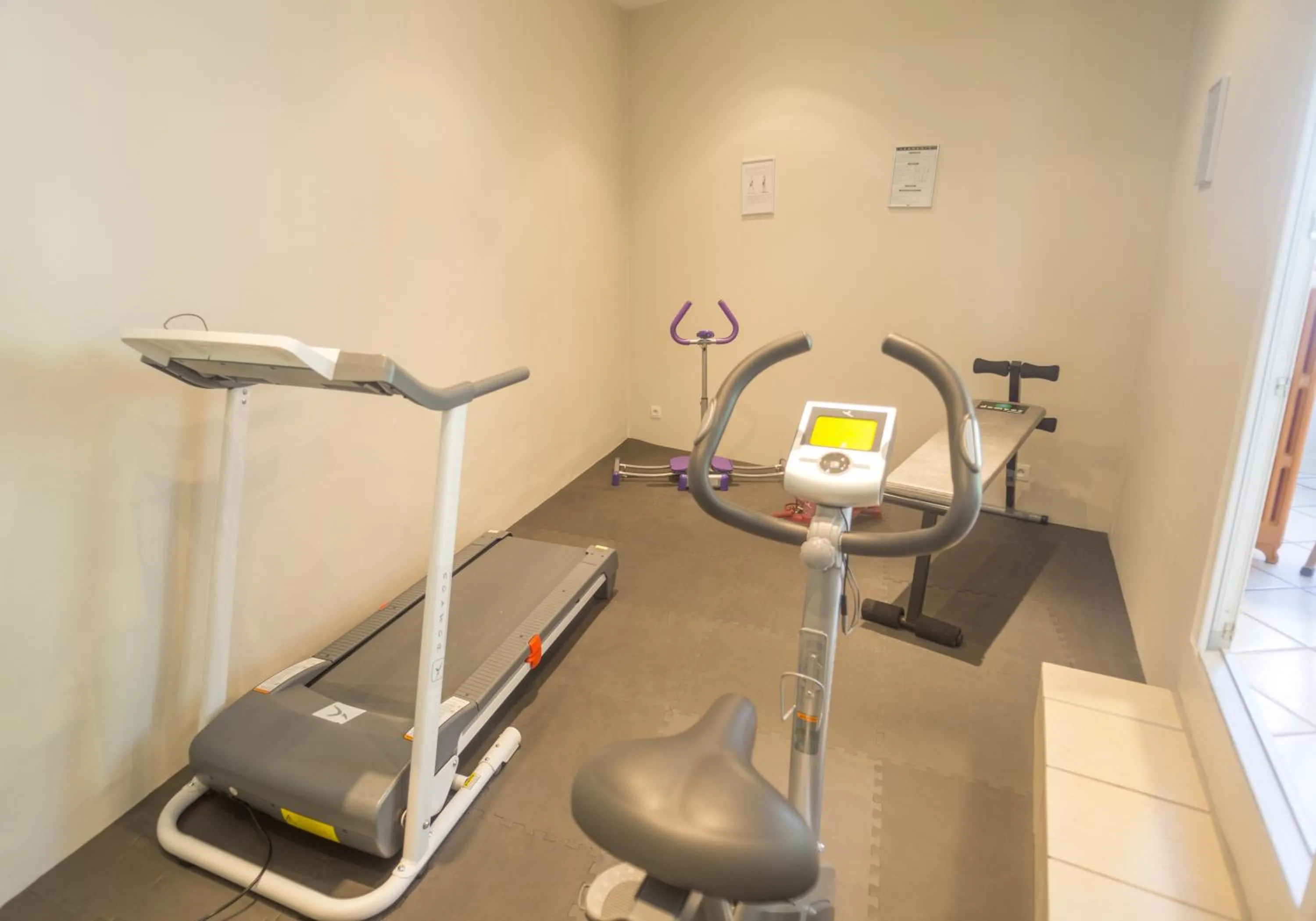Fitness centre/facilities in Hotel Au Val Doré
