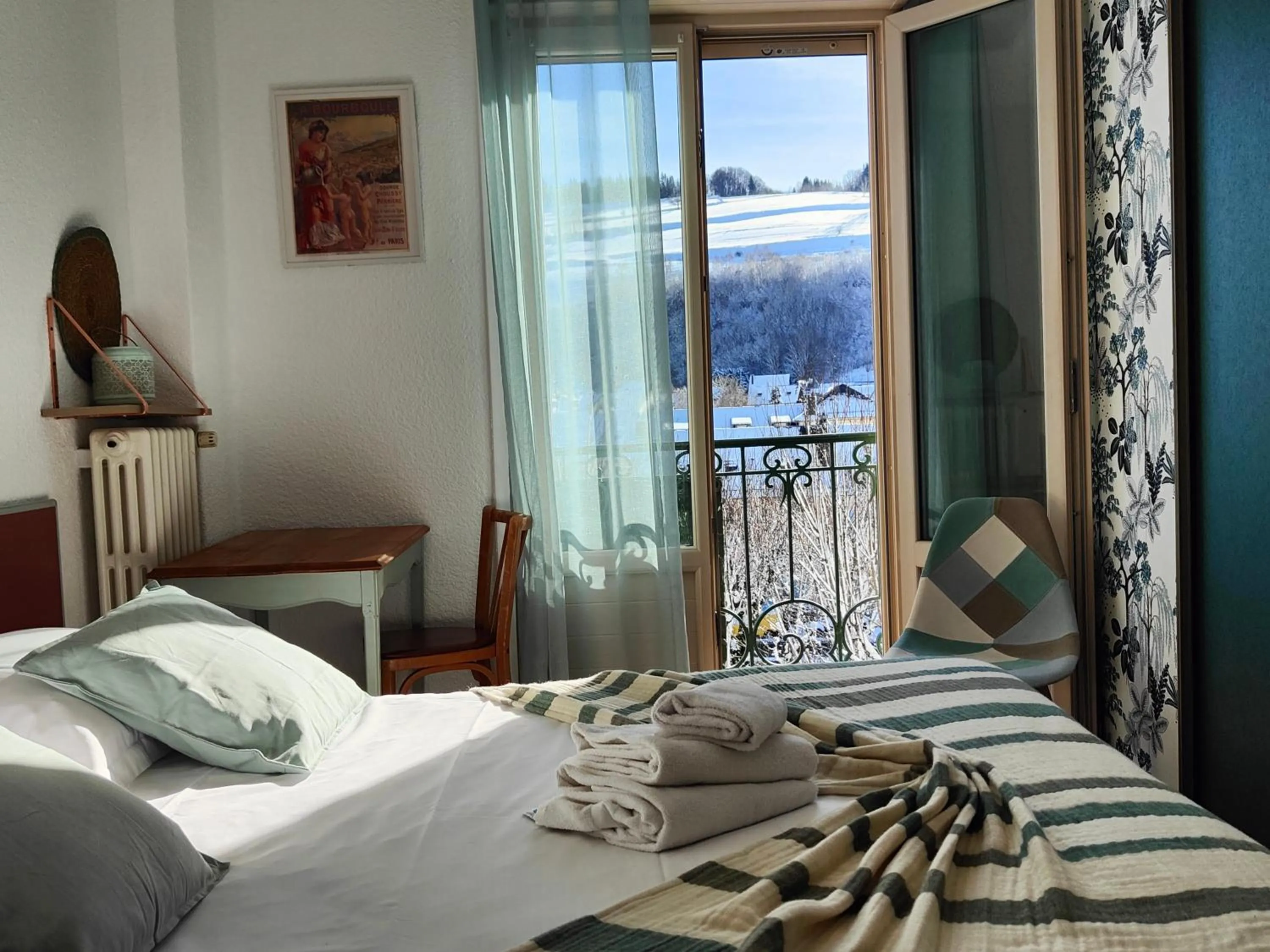 Bed in Hotel Au Val Doré