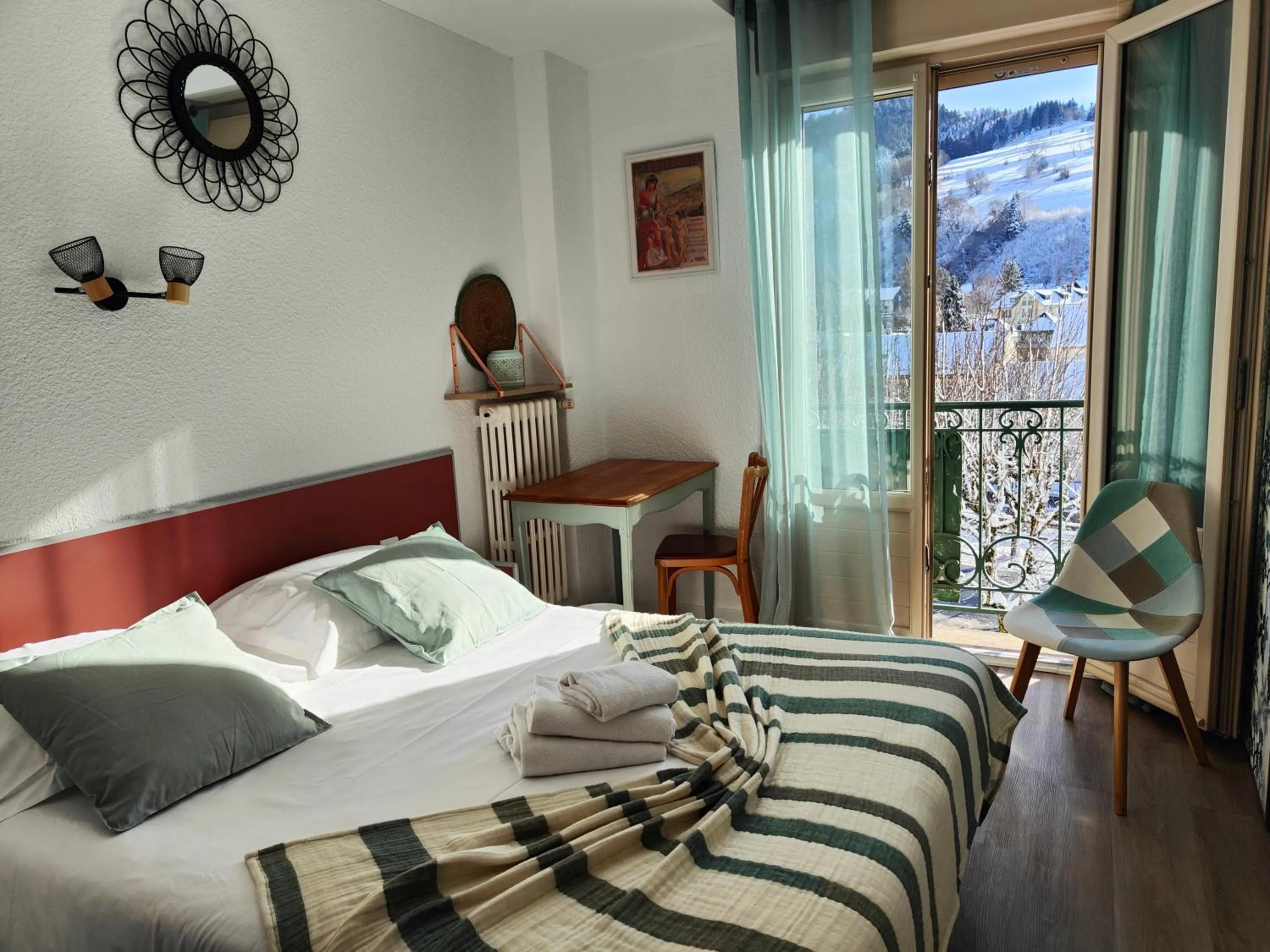 Bed in Hotel Au Val Doré