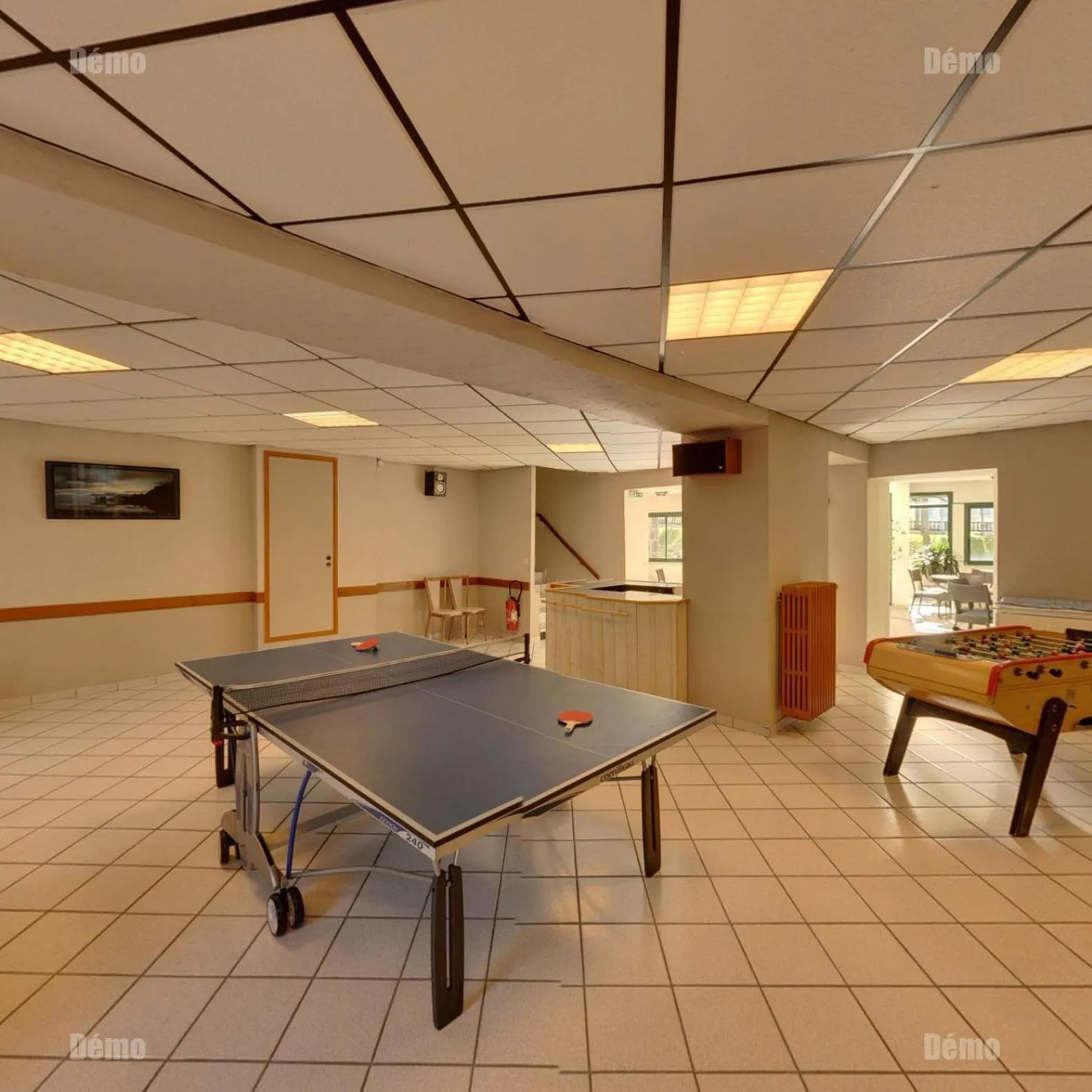 Game Room in Hotel Au Val Doré