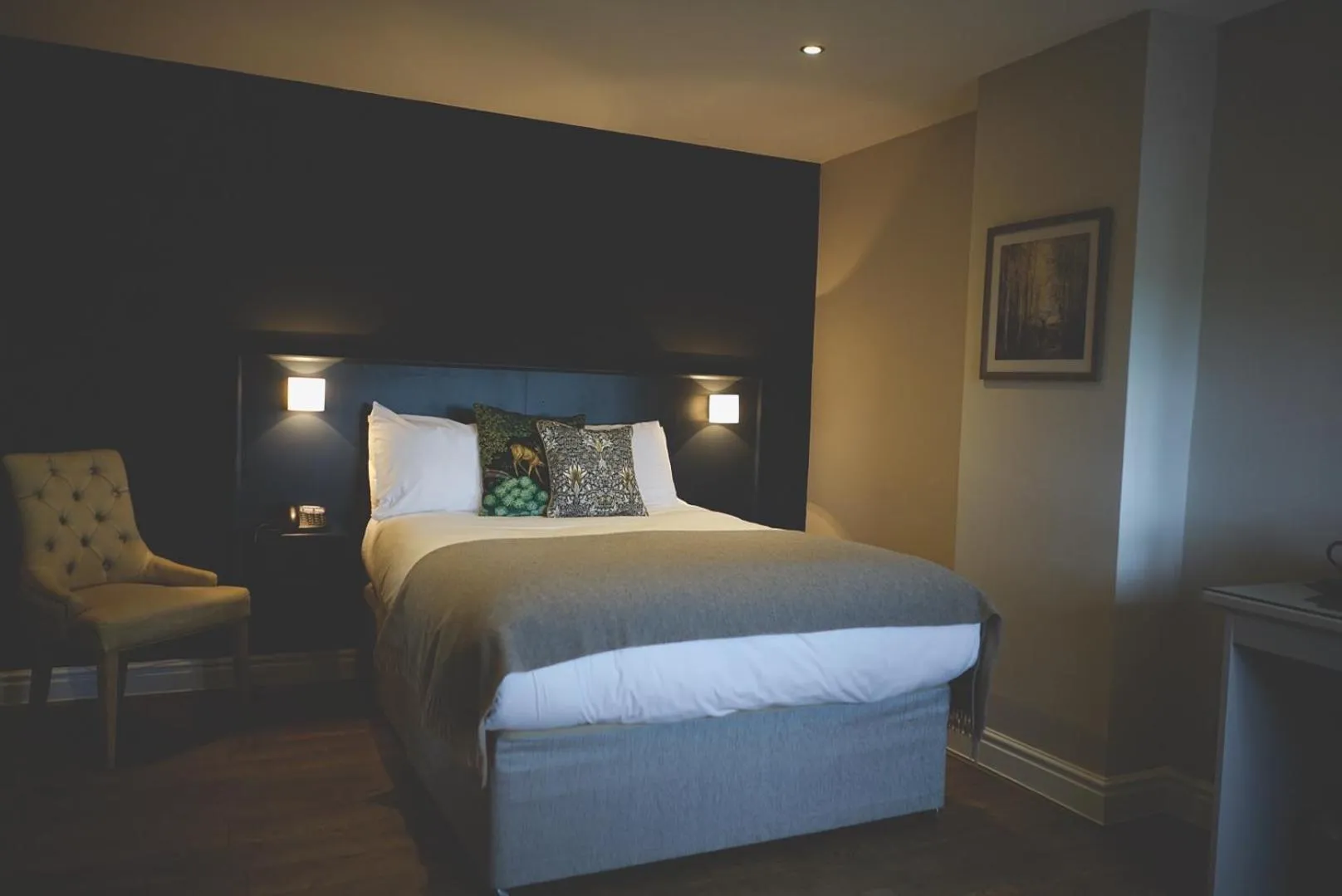 Bedroom, Bed in Pyes Mill Hotel Conder Green