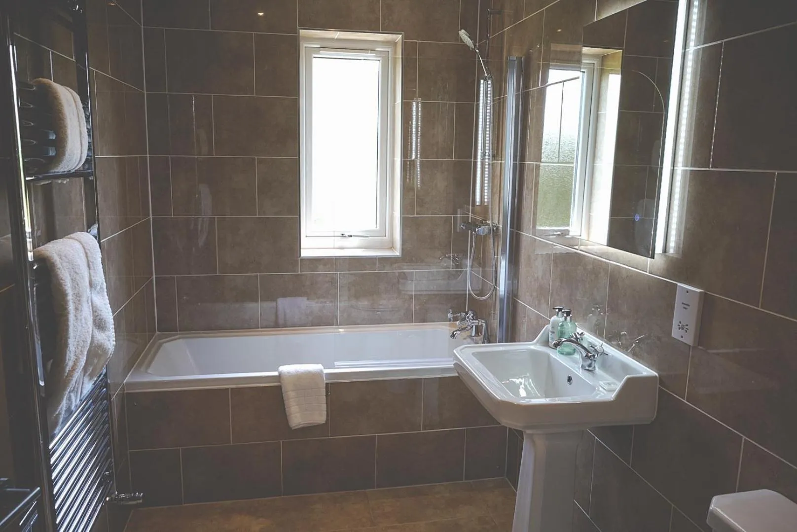 Bathroom in Pyes Mill Hotel Conder Green