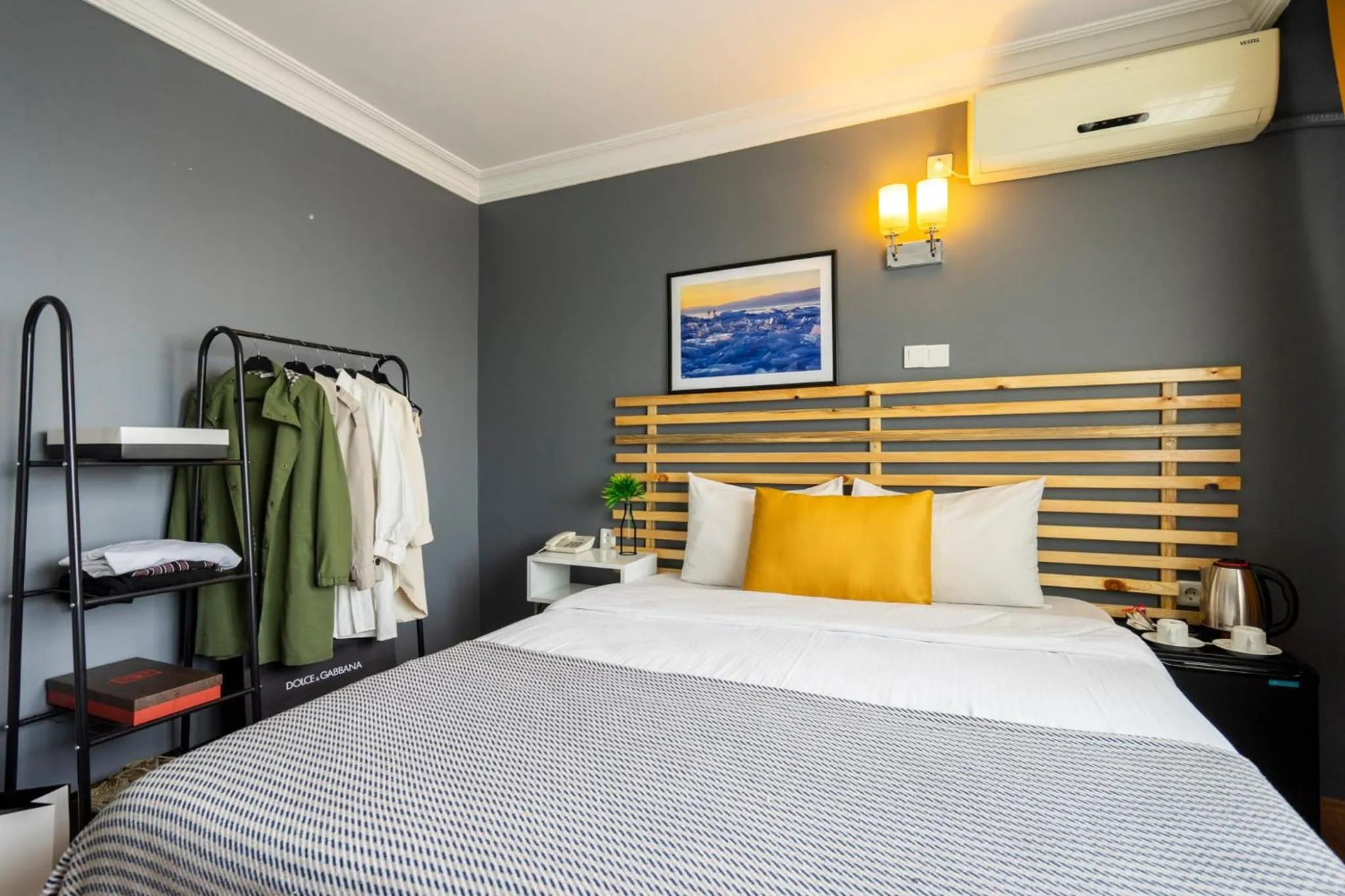 Decorative detail, Bed in Sayeban Hotel Istanbul