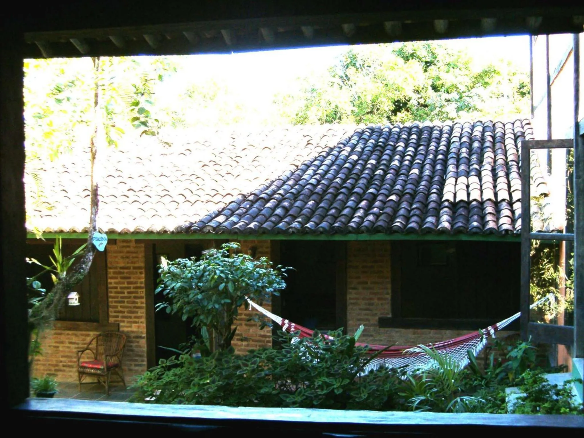 Balcony/Terrace in Pousada Bucaneiros