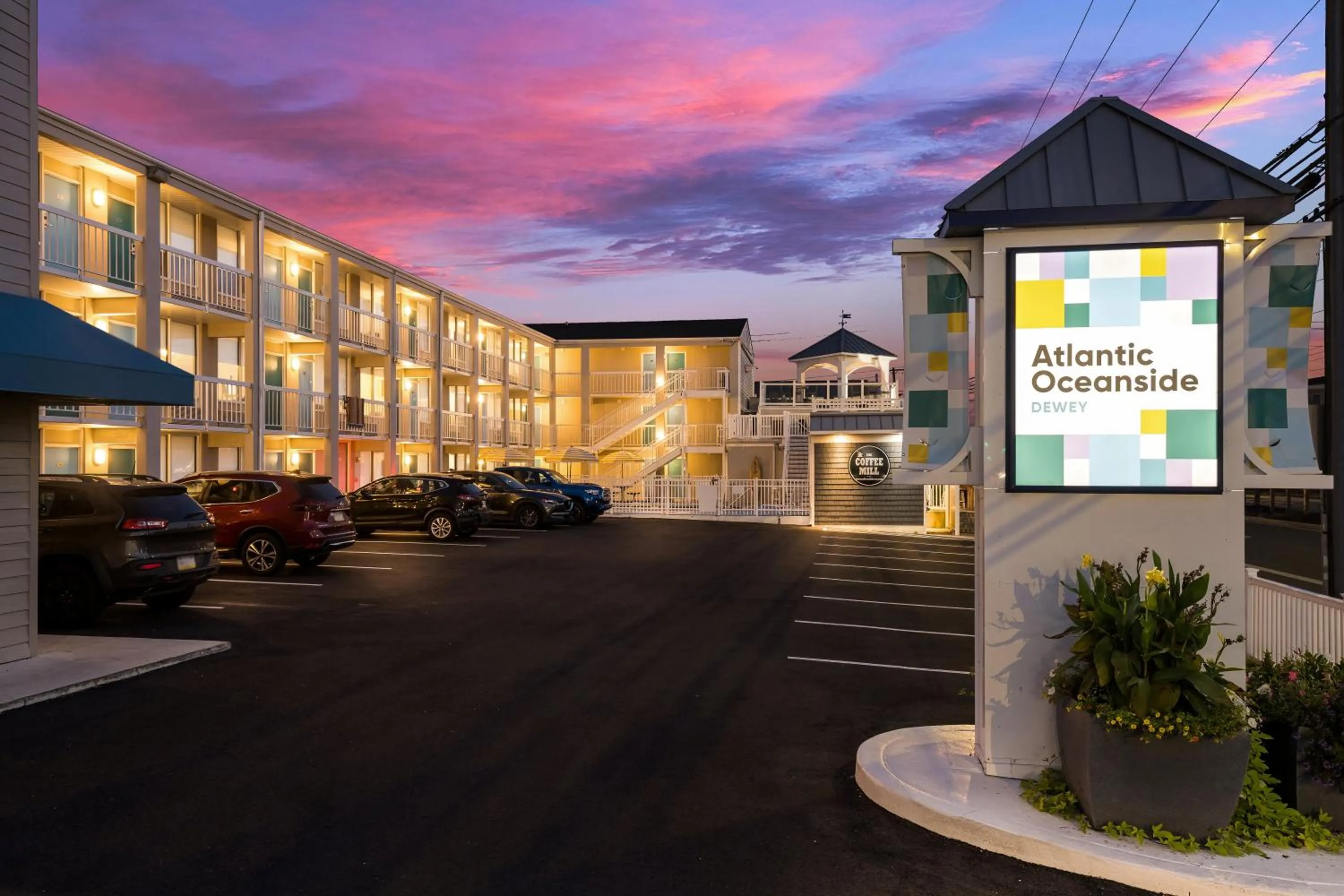 Sunset in Atlantic Oceanside Dewey