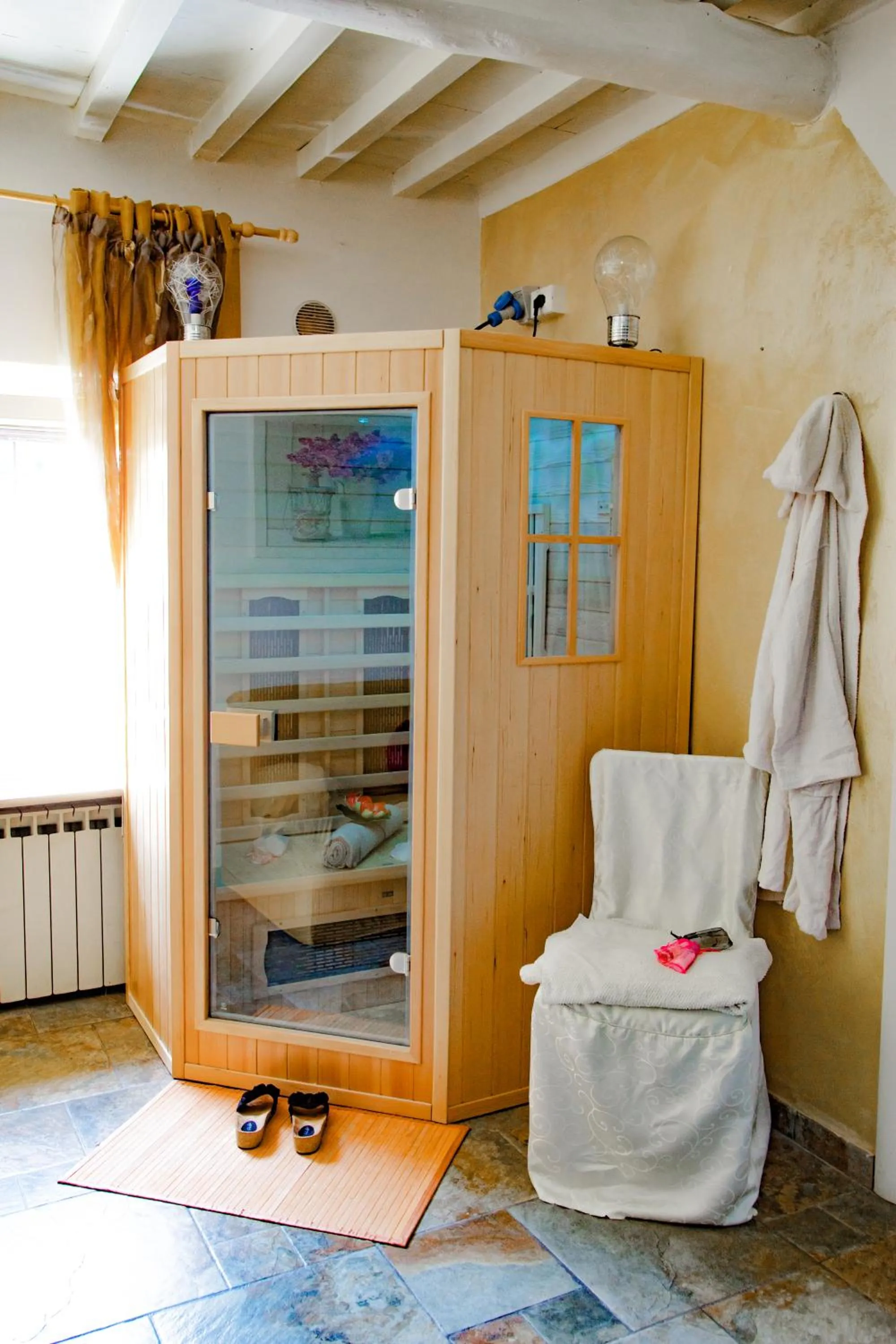 Sauna in Eden Lilli B&B