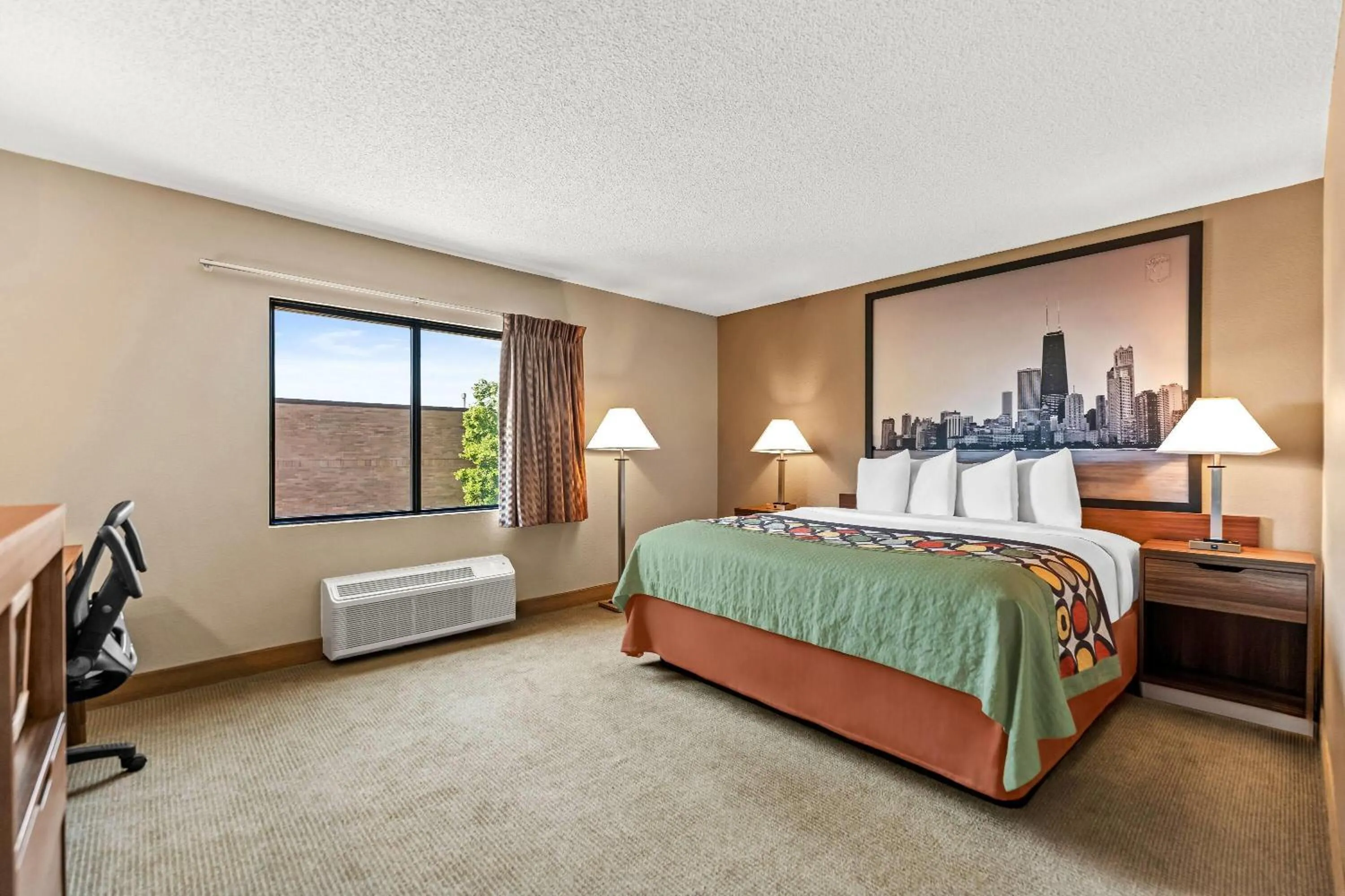 Bed in Super 8 by Wyndham Elgin