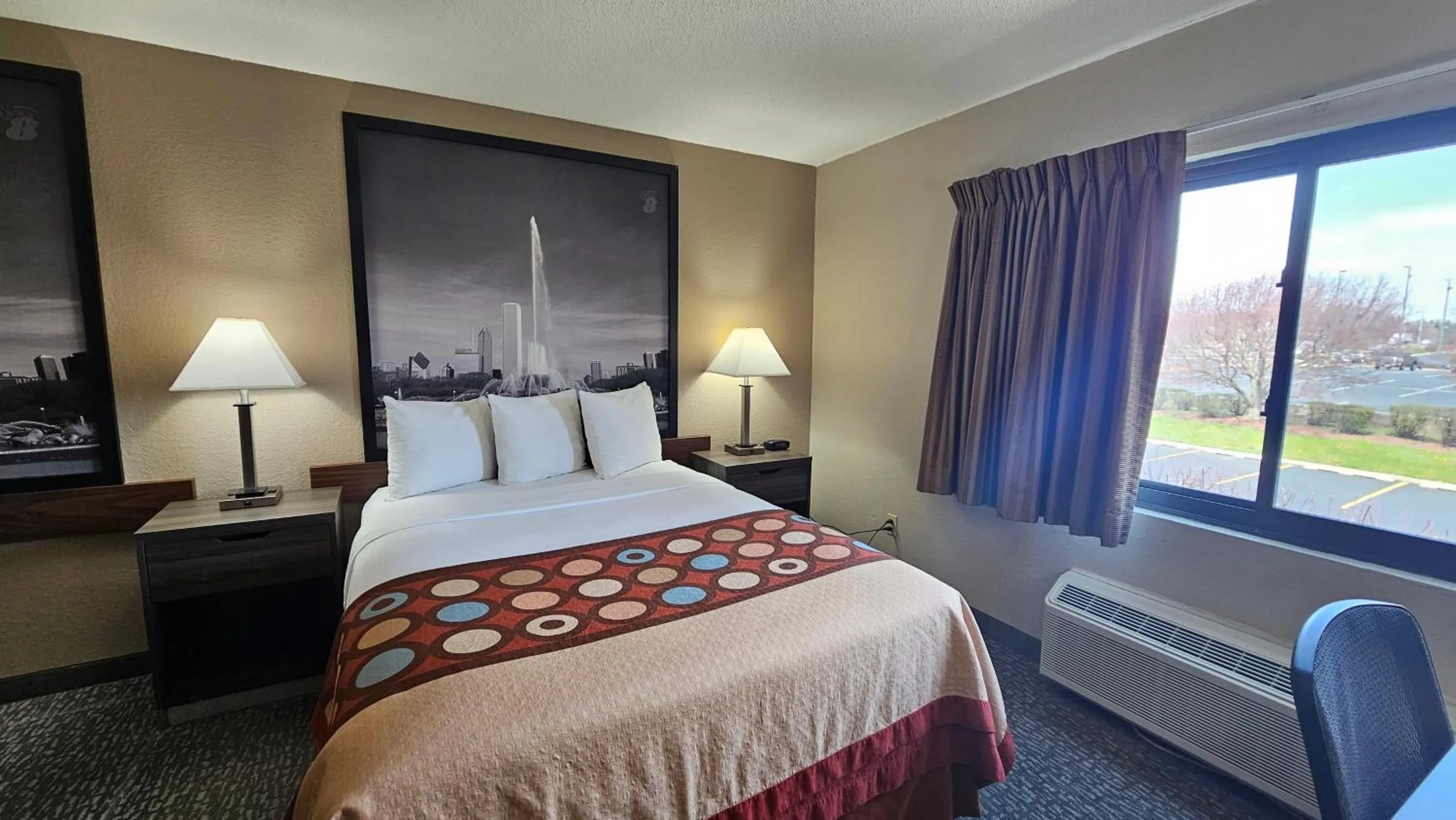 Bed in Super 8 by Wyndham Elgin