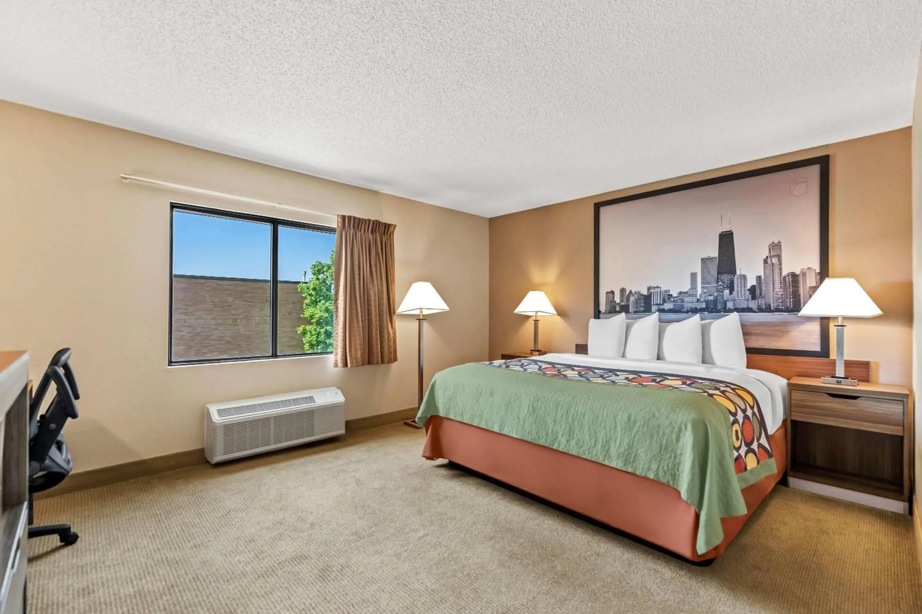 Bed in Super 8 by Wyndham Elgin