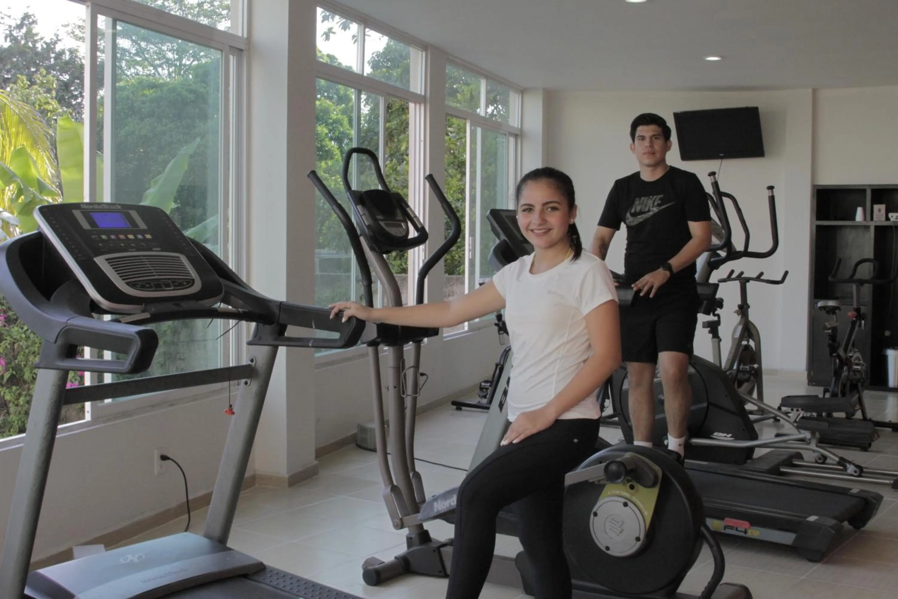 Fitness centre/facilities in Hotel Baez Paraiso