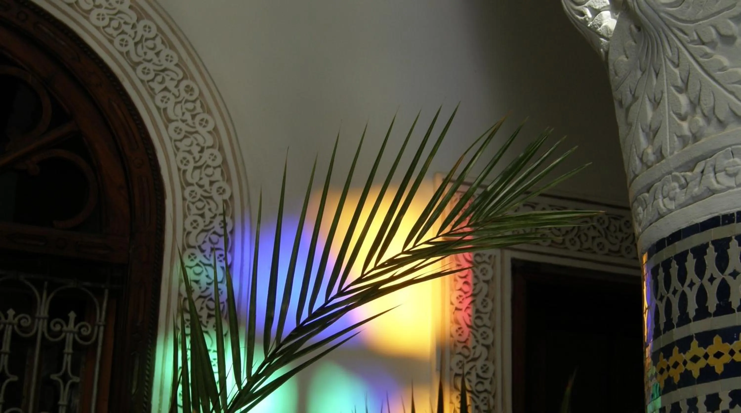 Decorative detail in Ryad Mabrouka