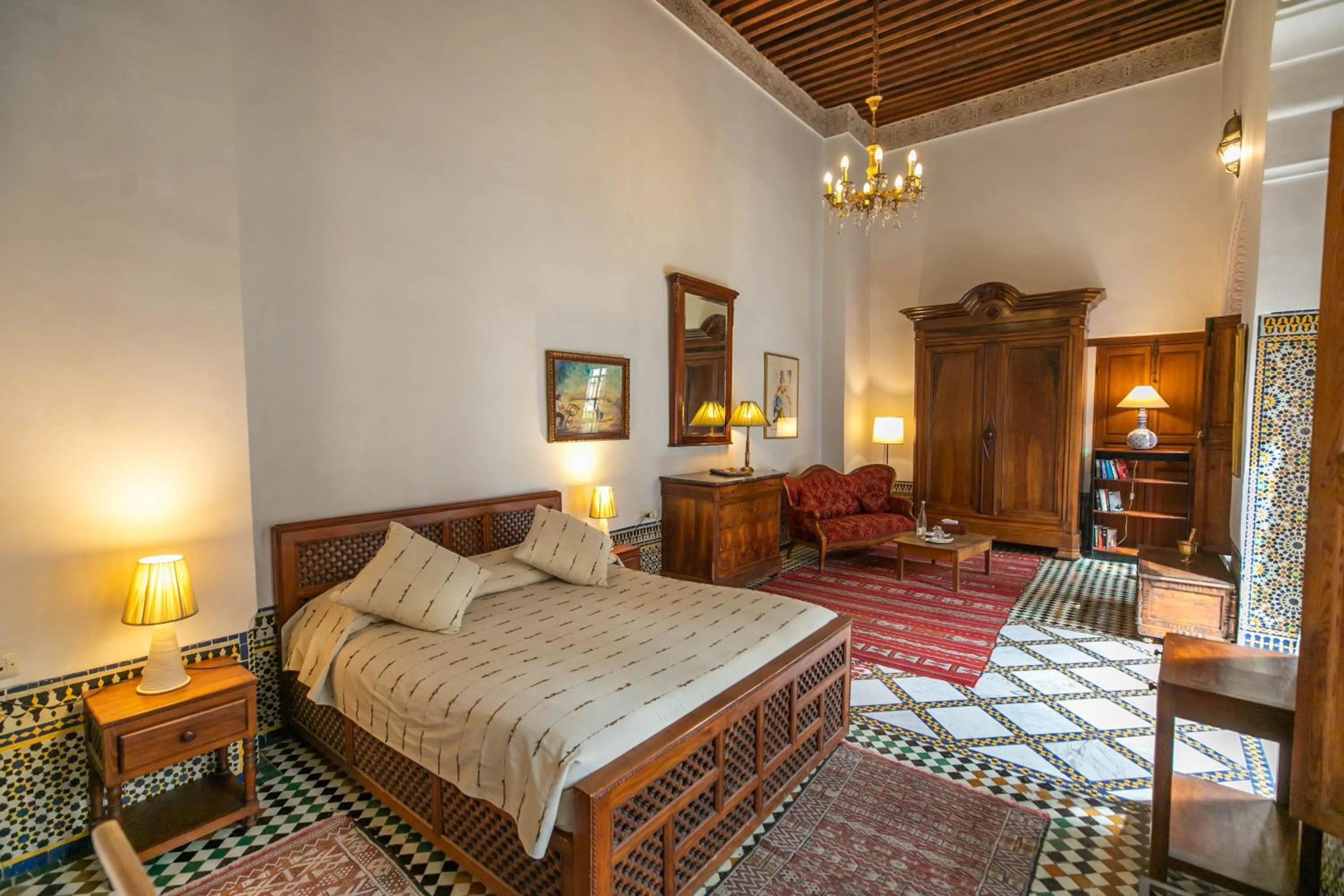 Bedroom, Bed in Ryad Mabrouka