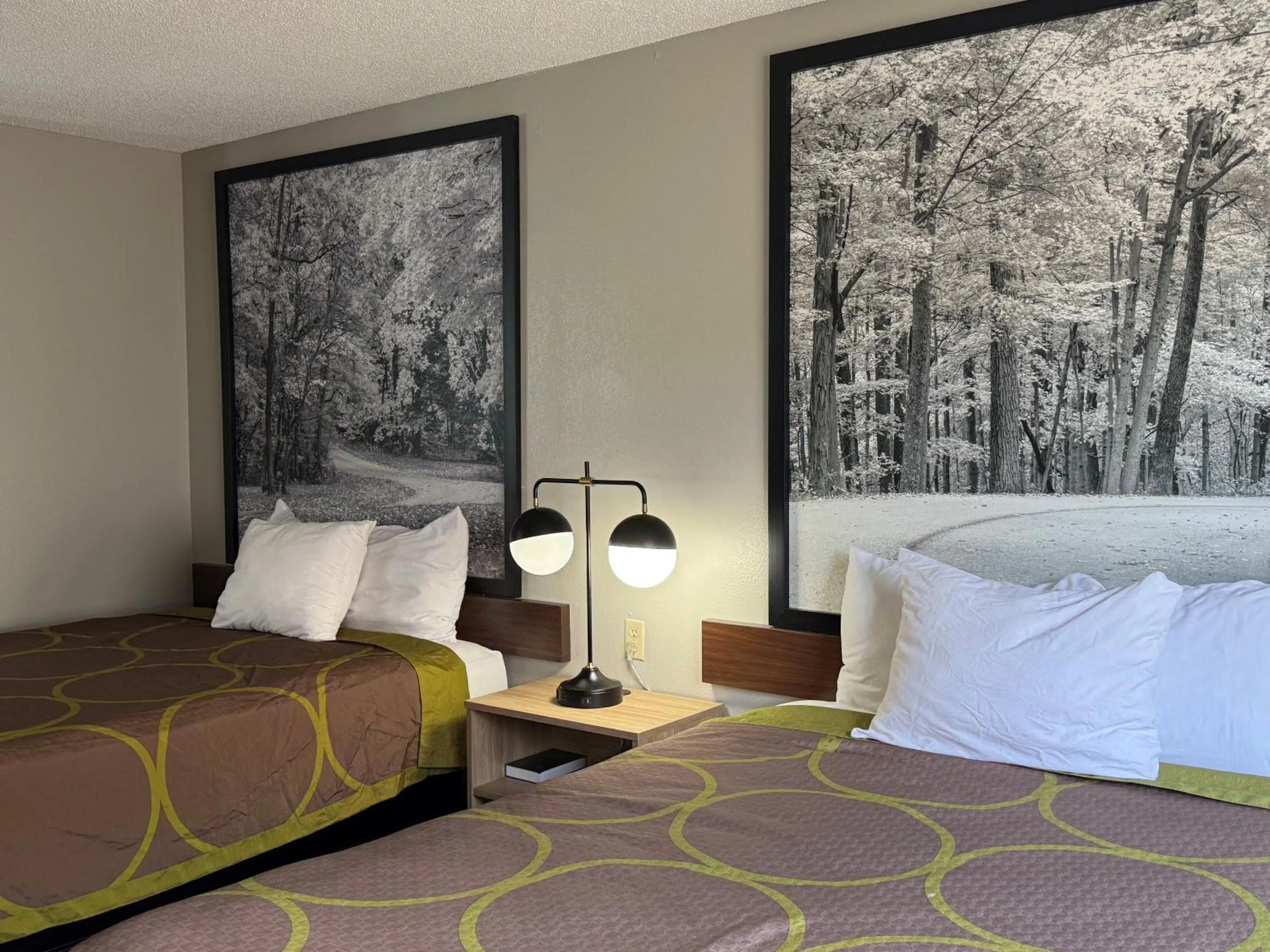 Bedroom, Bed in Super 8 by Wyndham Evansville East