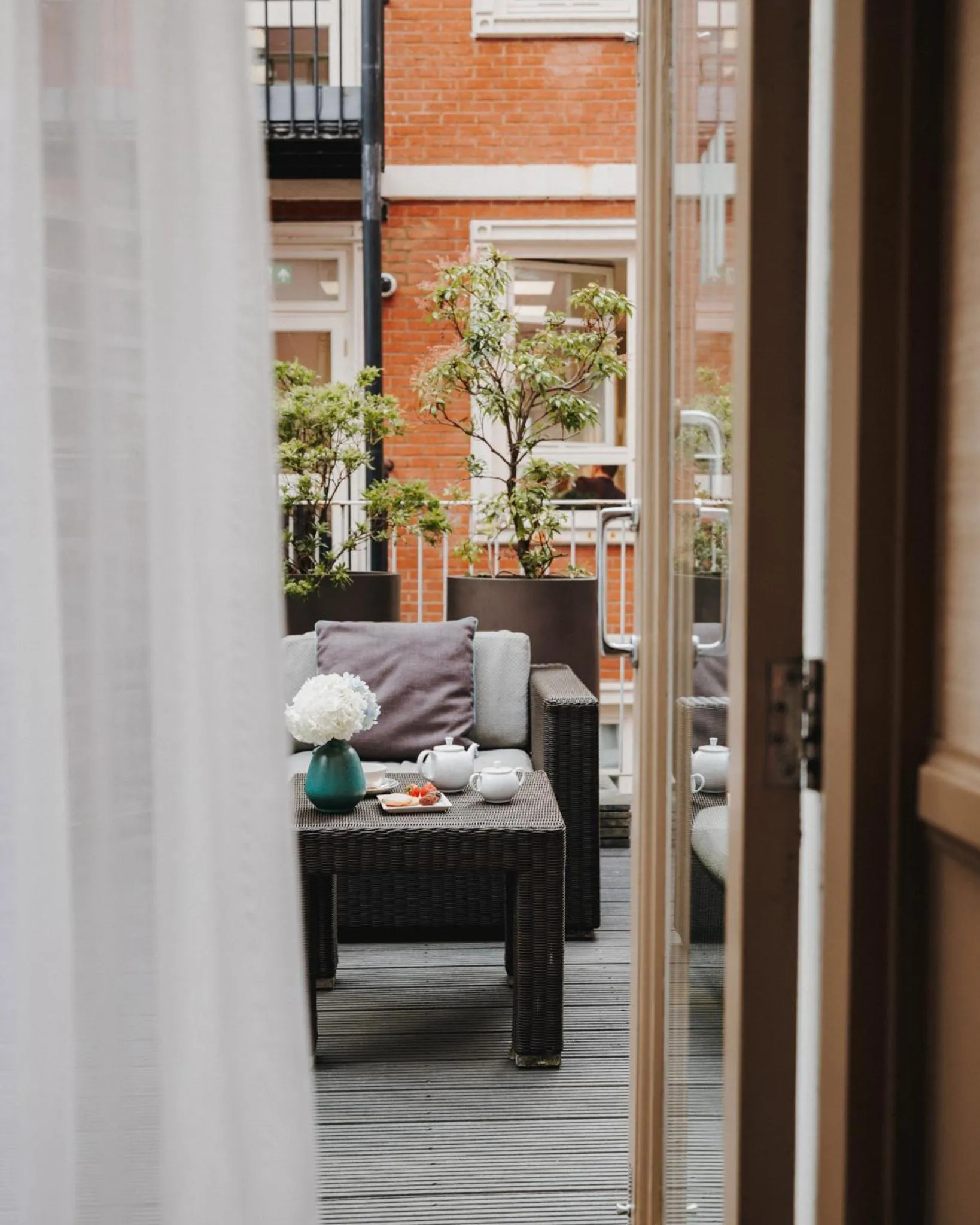 Balcony/Terrace in Althoff St James's Hotel & Club London