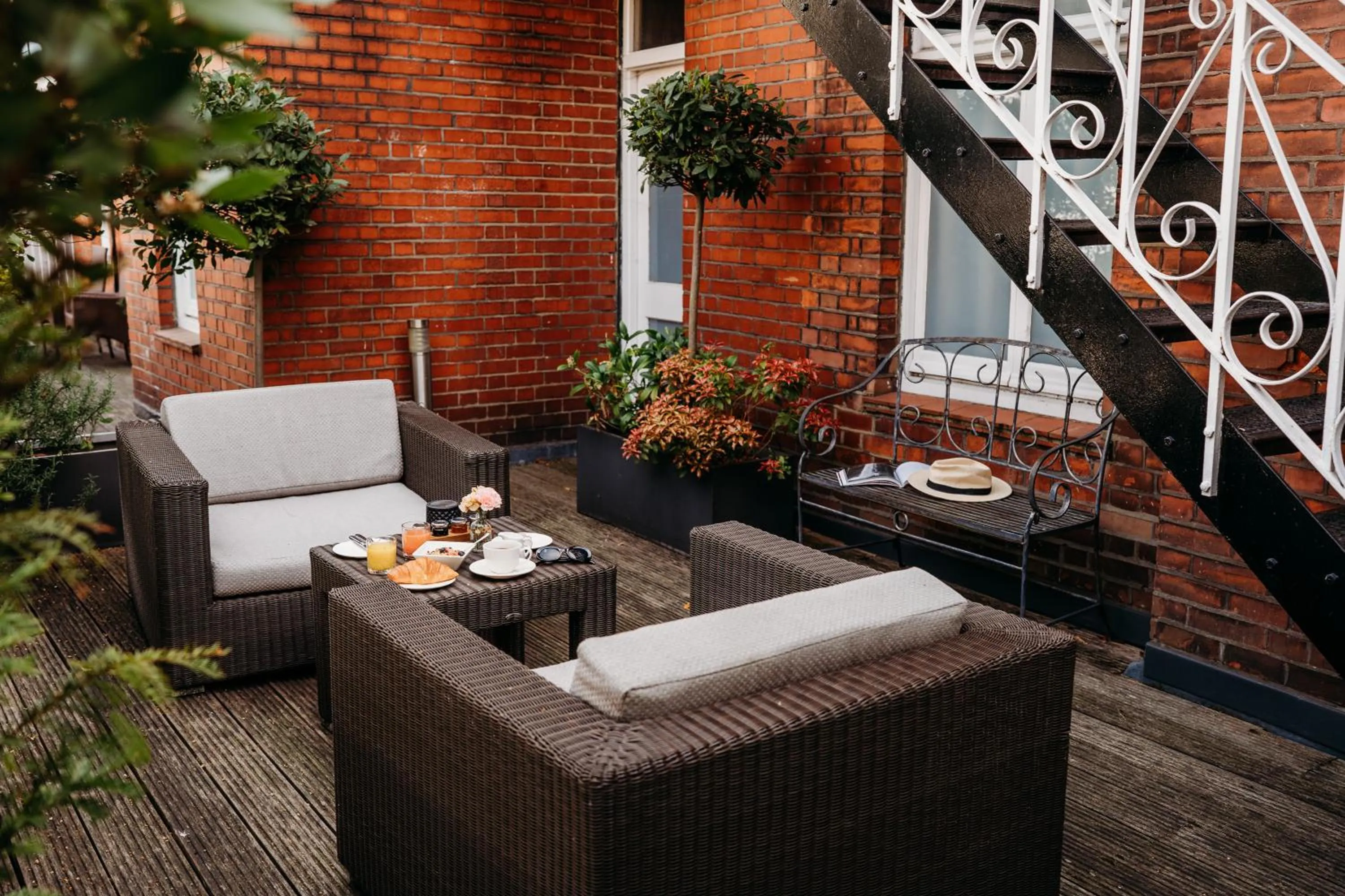 Balcony/Terrace in Althoff St James's Hotel & Club London