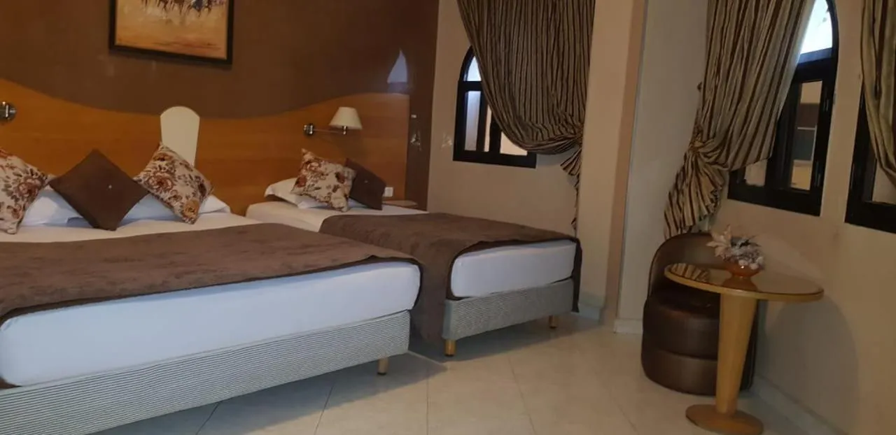 Bed in Hotel Mounia