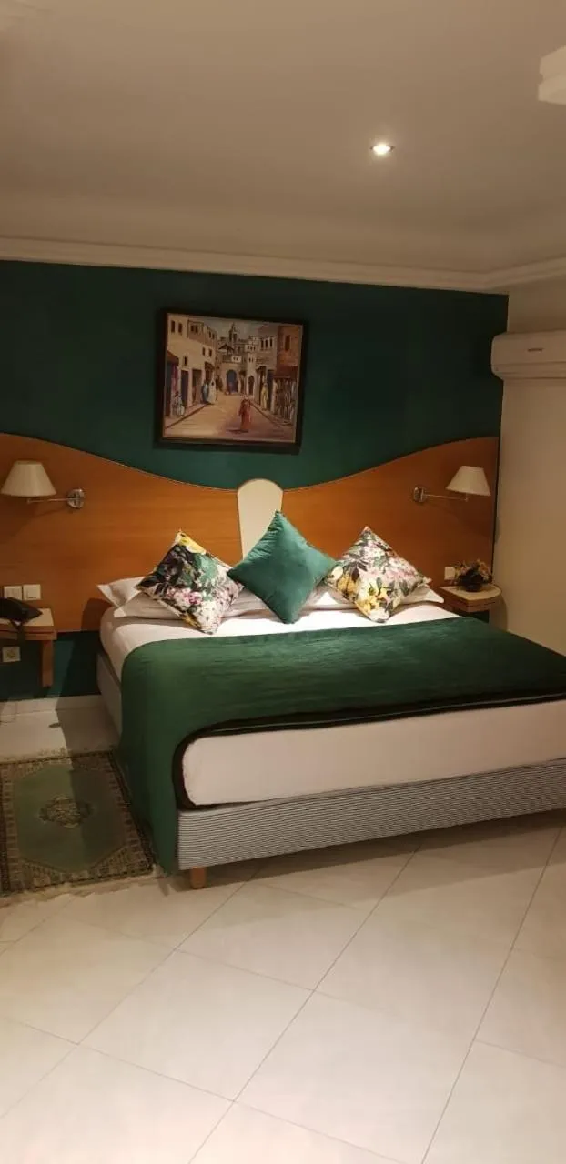 Bed in Hotel Mounia