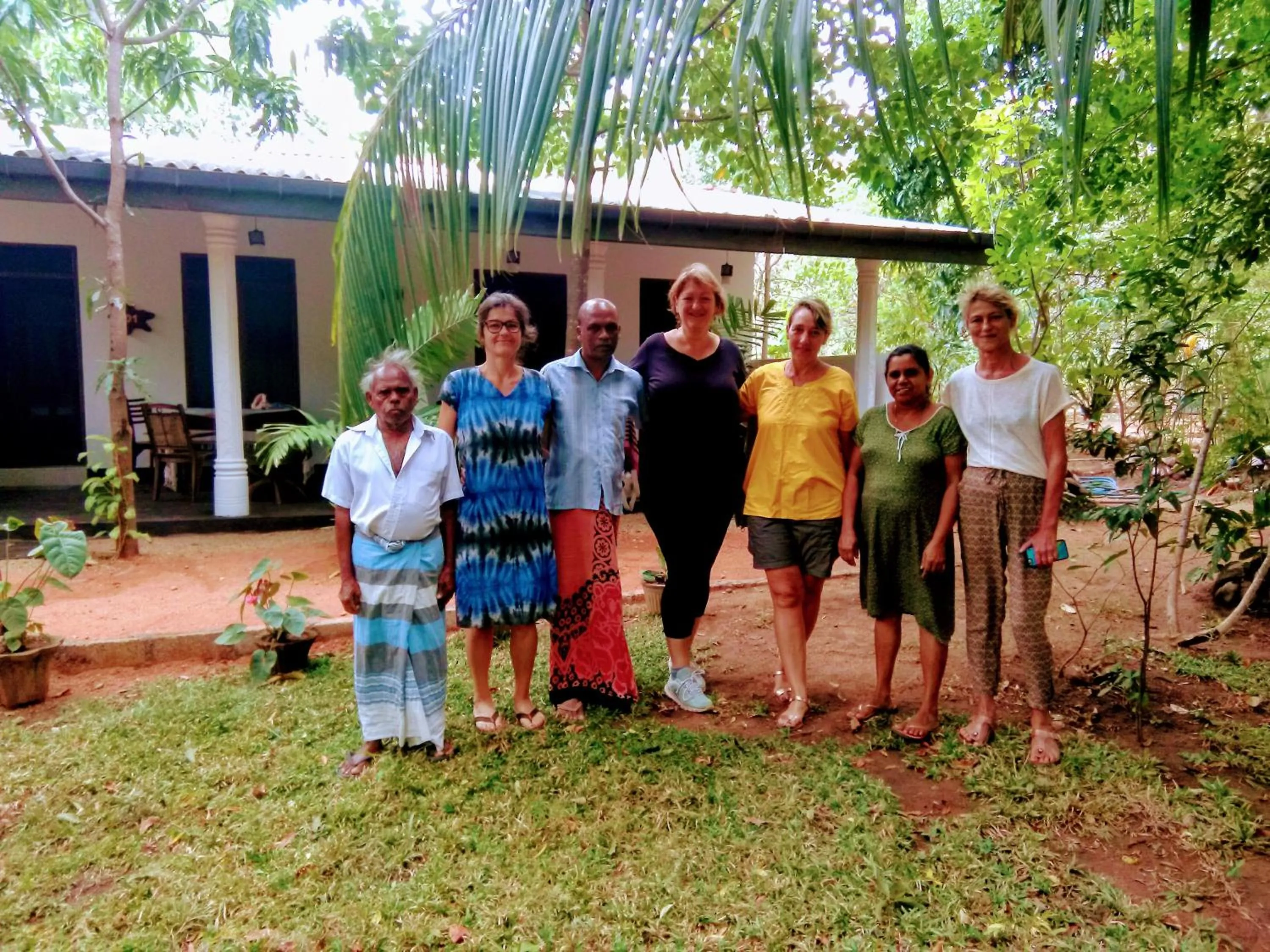 group of guests in Sigiri Mango Garden Eco Resort