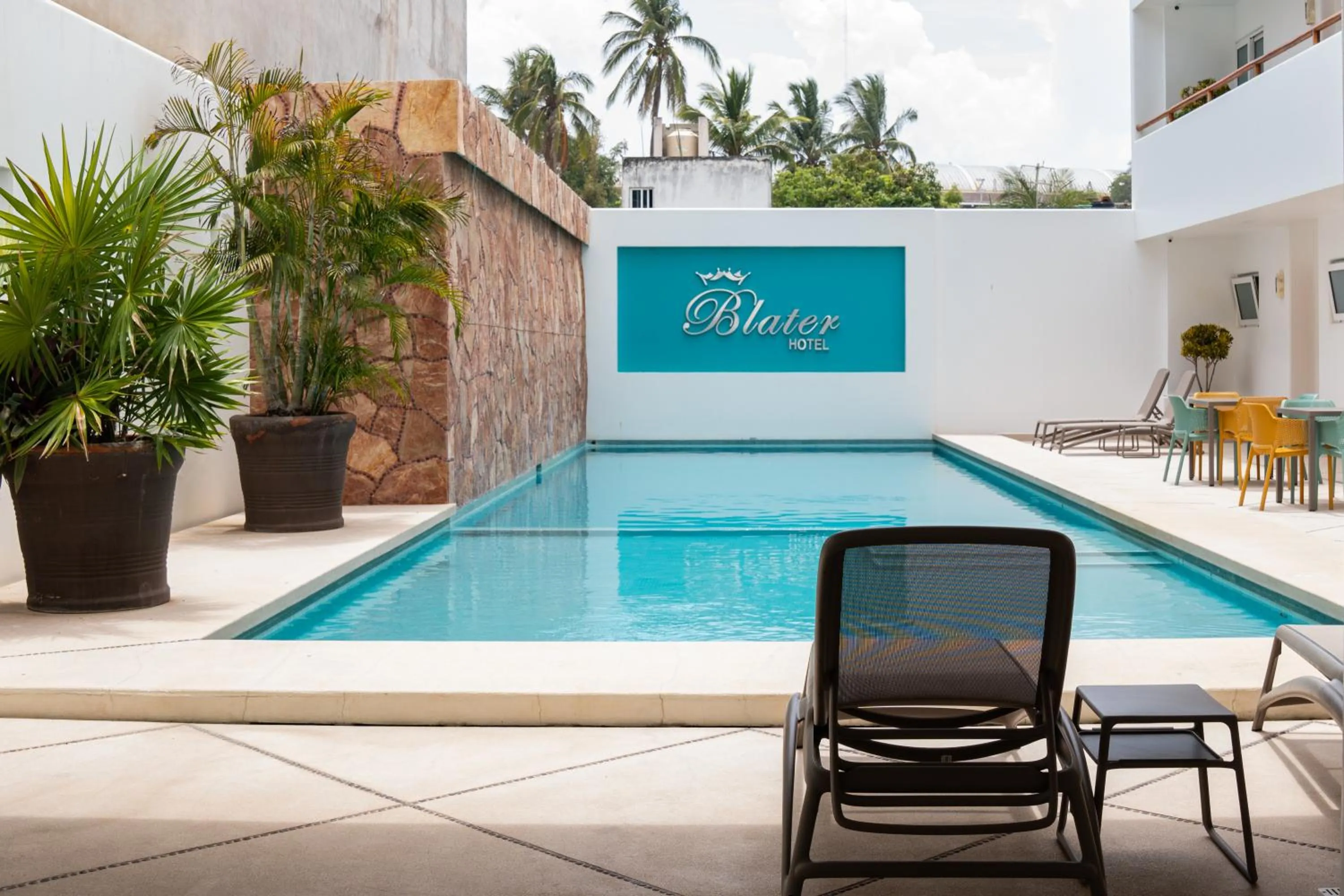 Swimming pool in Hotel Blater