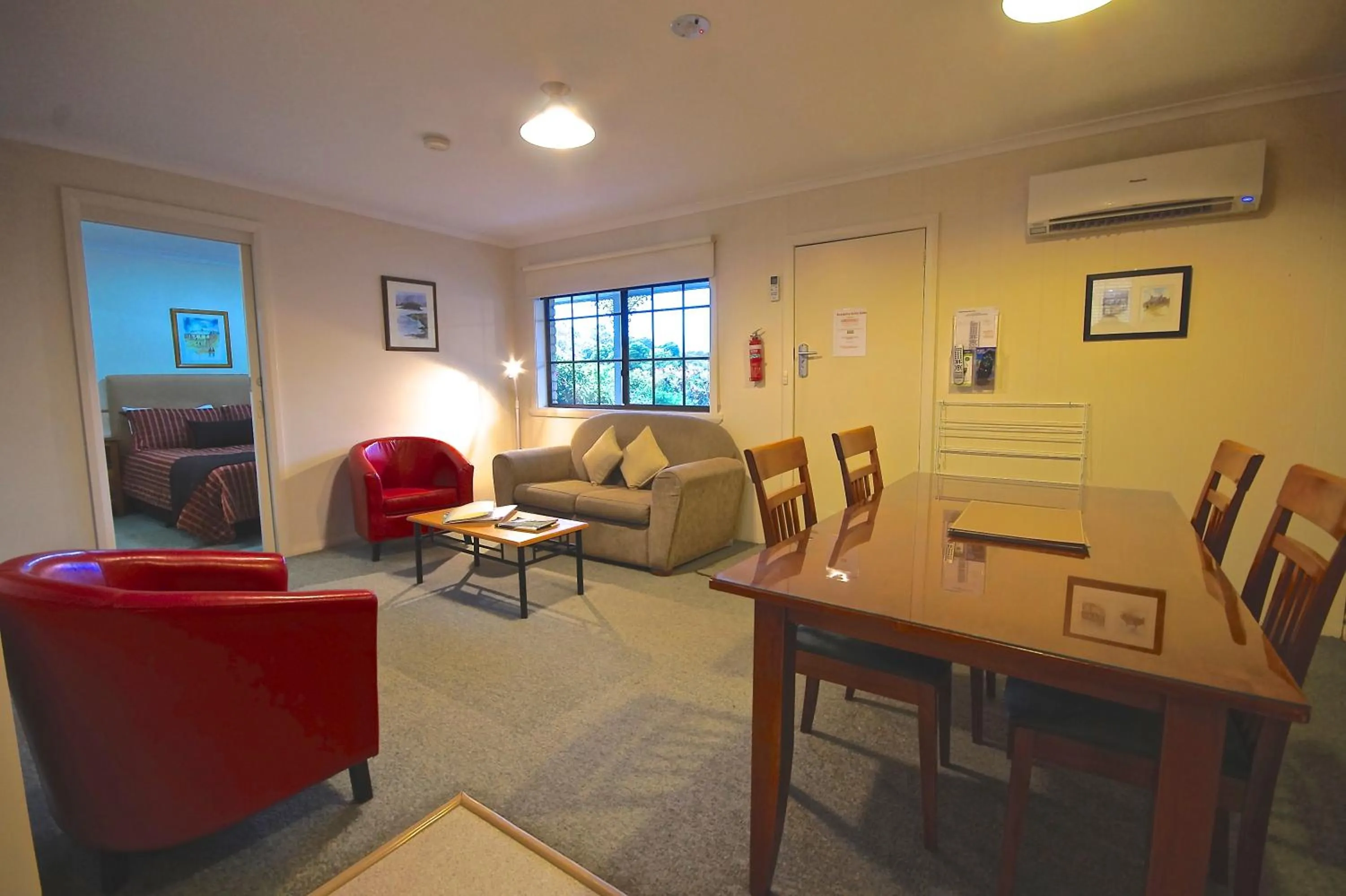 Living room in Port Arthur Villas