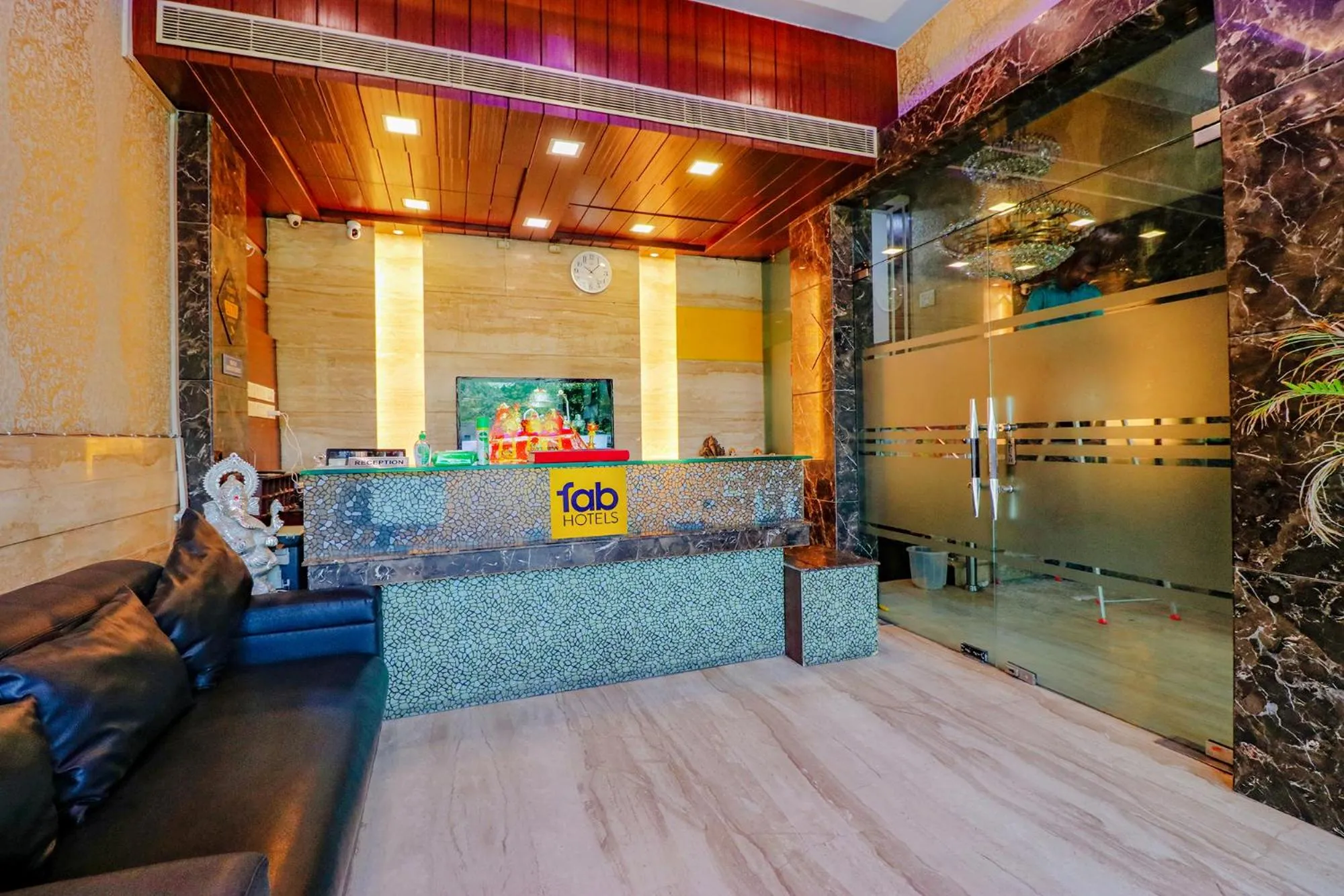 Lobby or reception in FabHotel Admire Suites