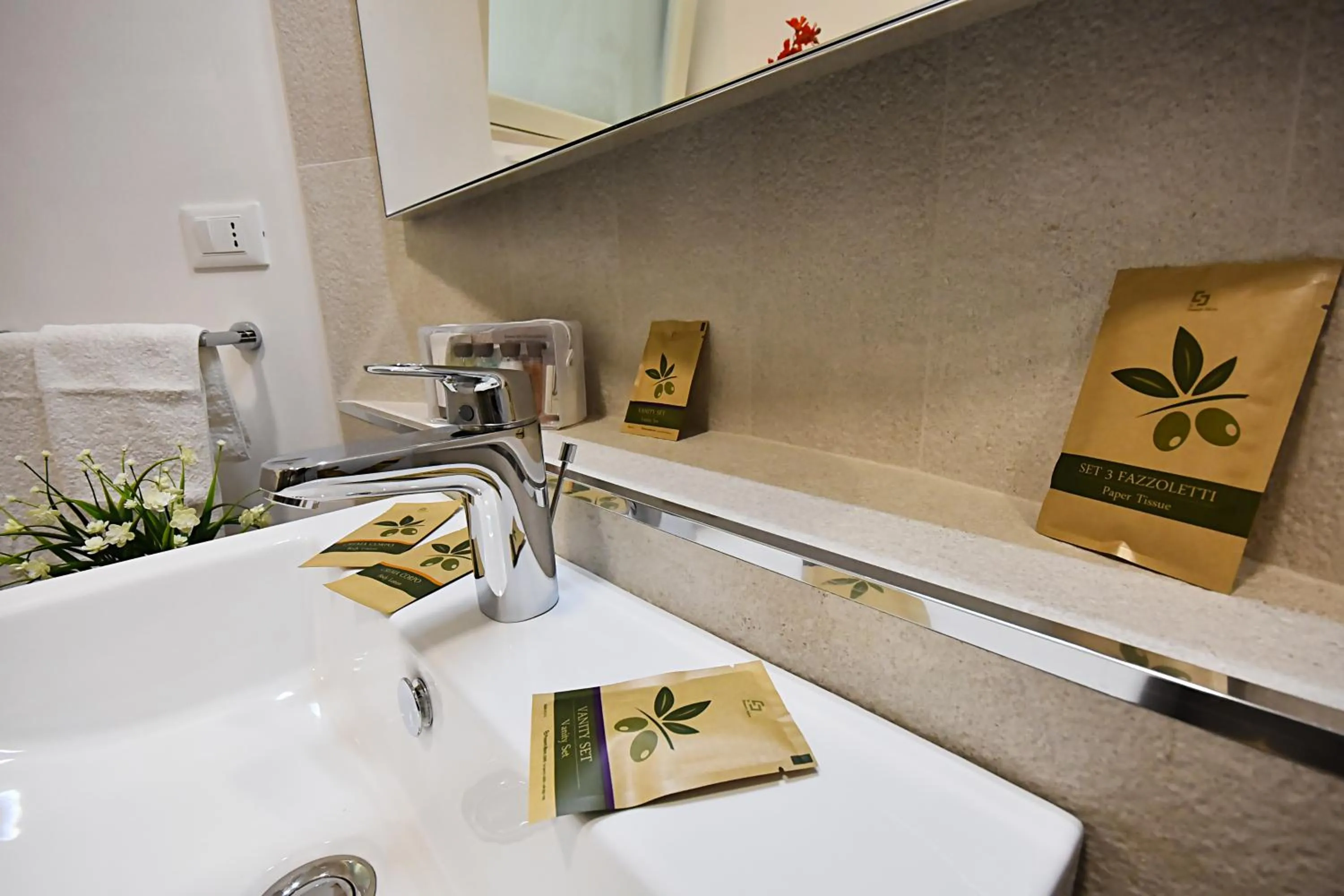 Bathroom in Borgo Fiorito Relais