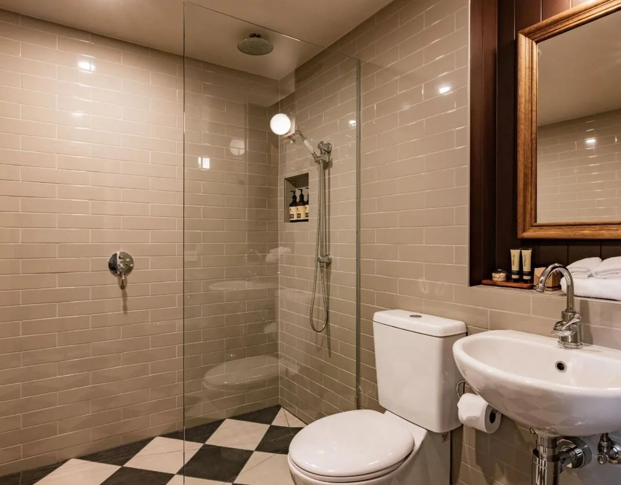 Toilet in Hadley's Orient Hotel