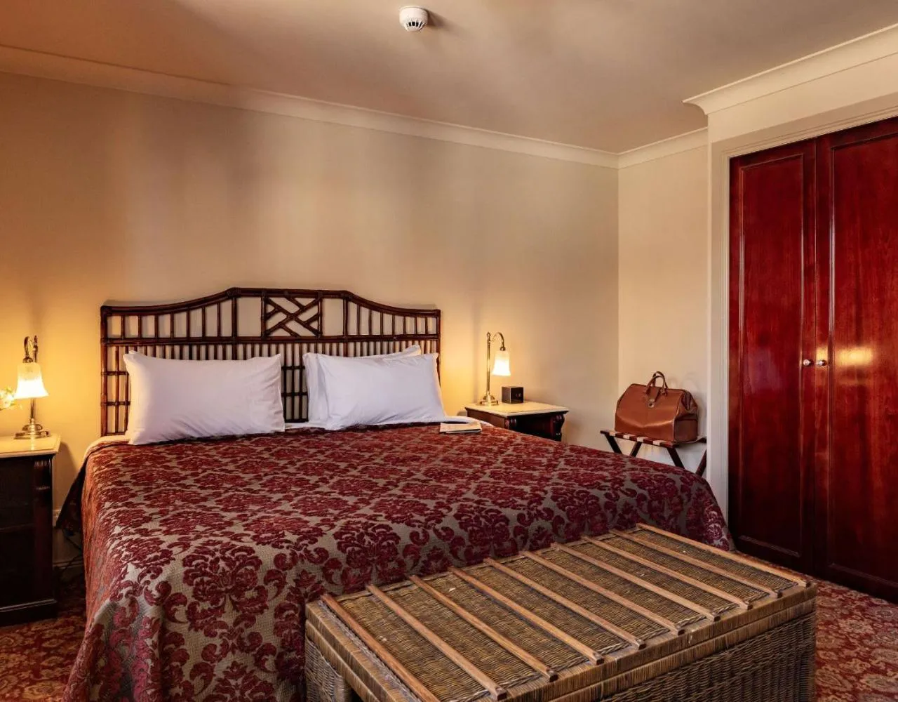 Bed in Hadley's Orient Hotel