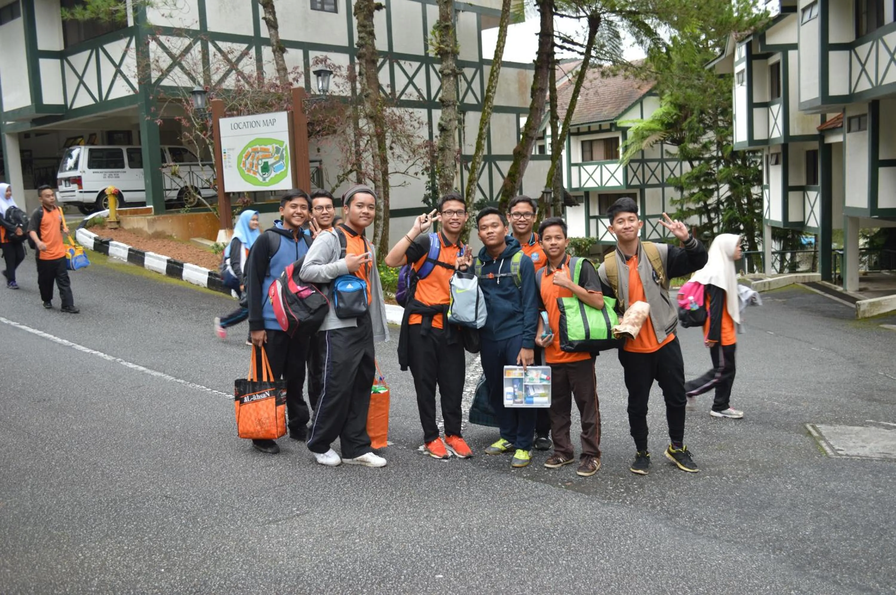 group of guests in Zarania Hillhomes Cameron Highlands