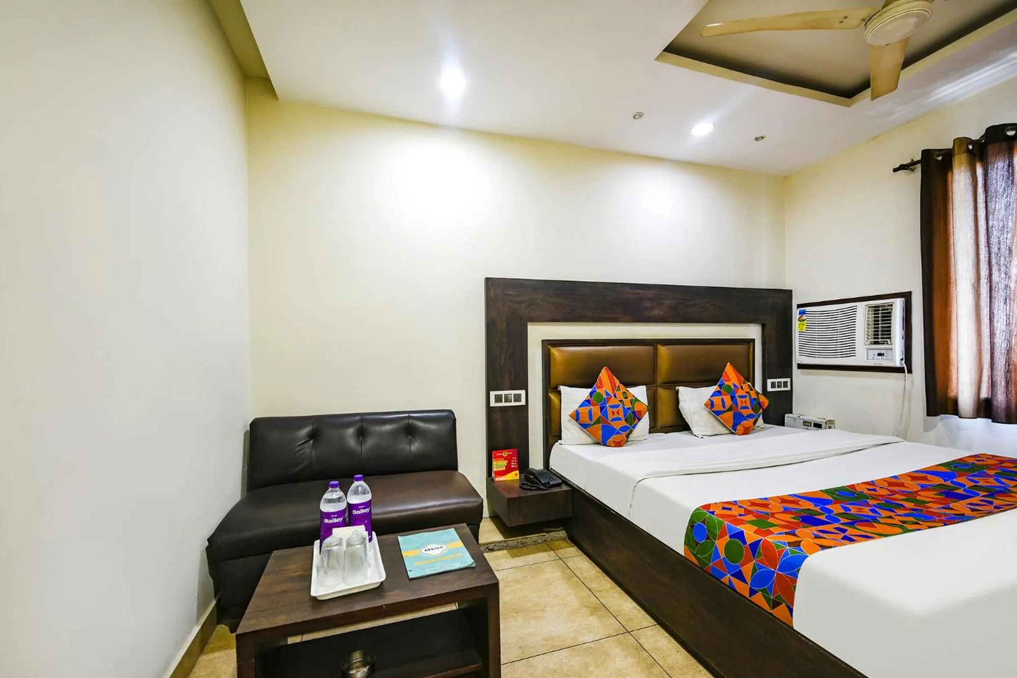 Bed in FabHotel Nanda Near Ludhiana Junction Railway Station