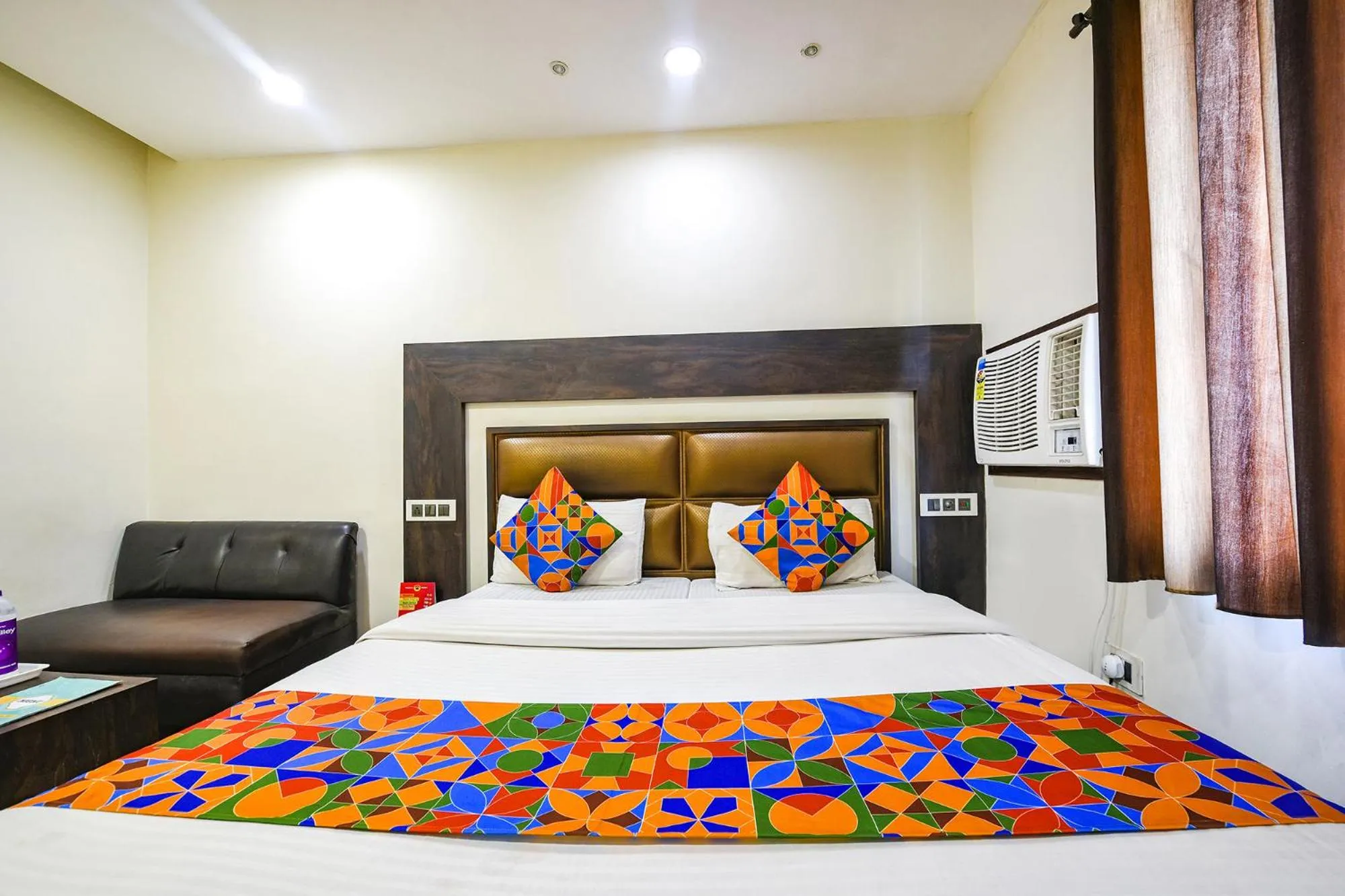 Bed in FabHotel Nanda Near Ludhiana Junction Railway Station