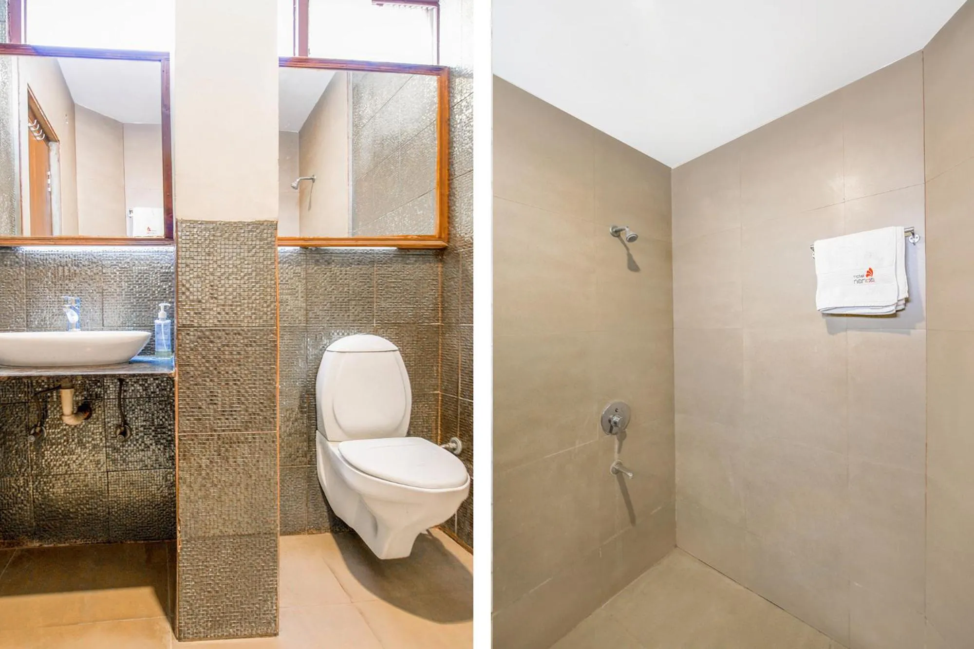 Bathroom in FabHotel Nanda Near Ludhiana Junction Railway Station