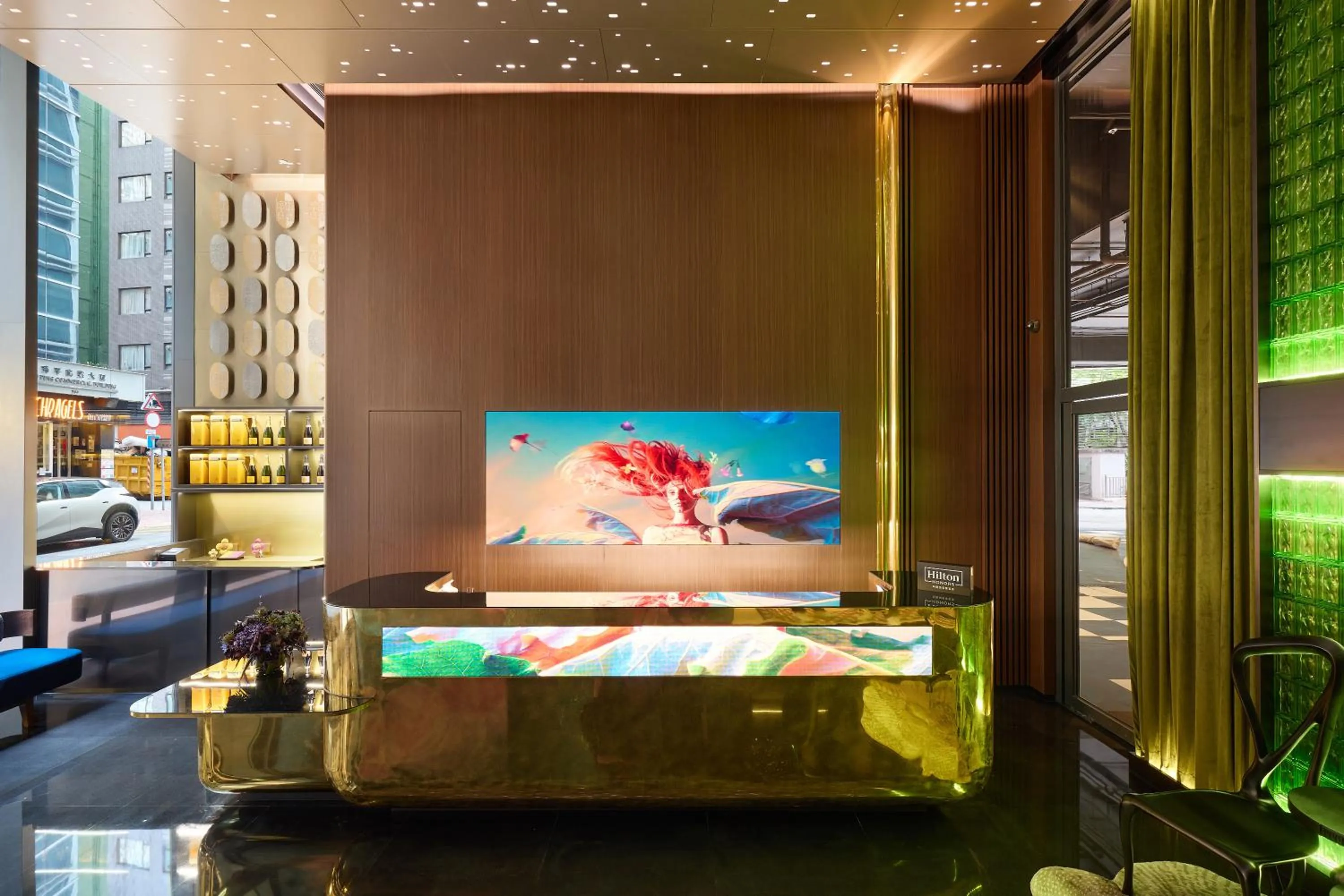 Lobby or reception in Motto by Hilton Hong Kong Soho
