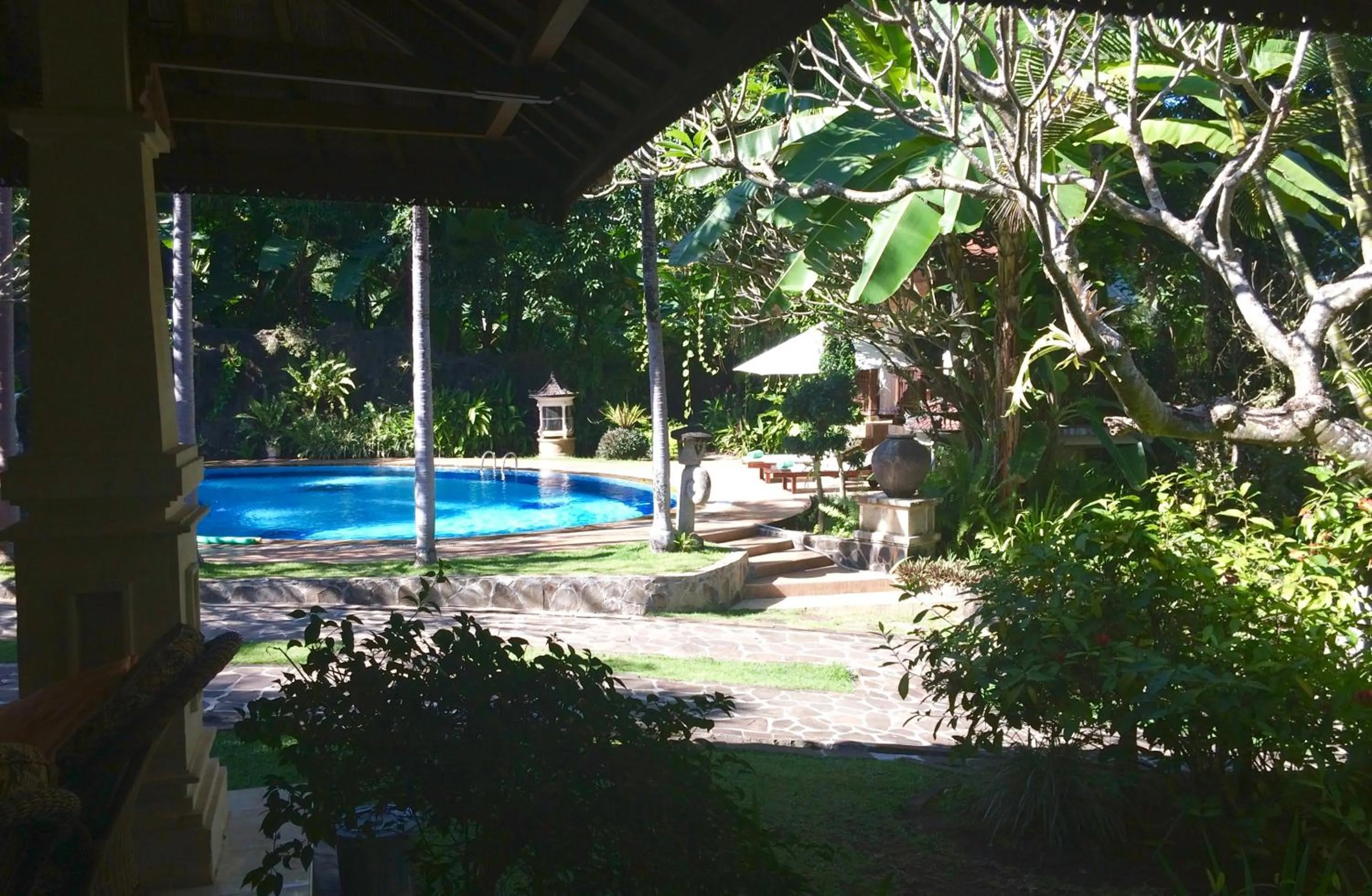 Garden in Gunung Paradis Retreat