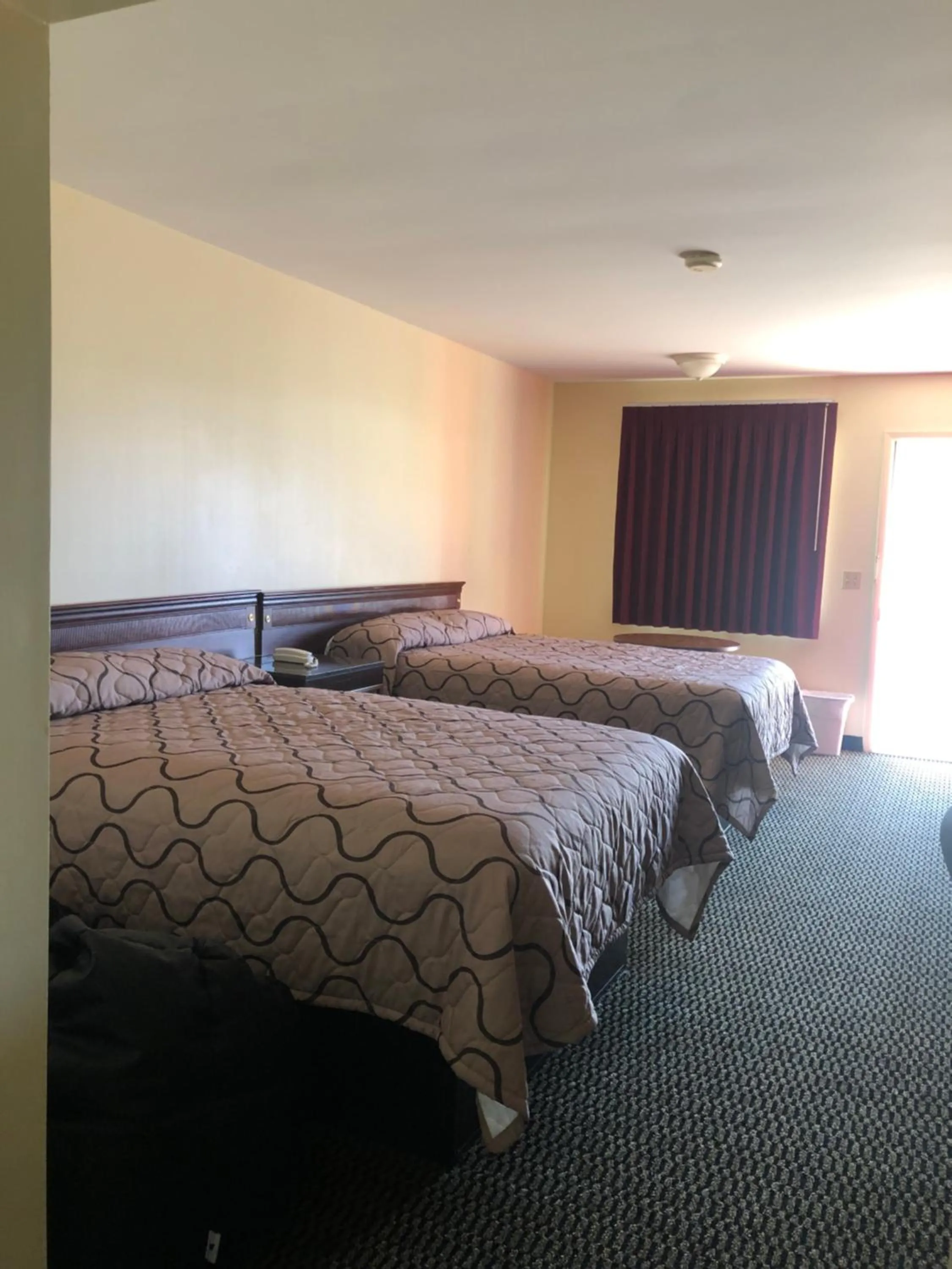 Bed in Harcourt Motel
