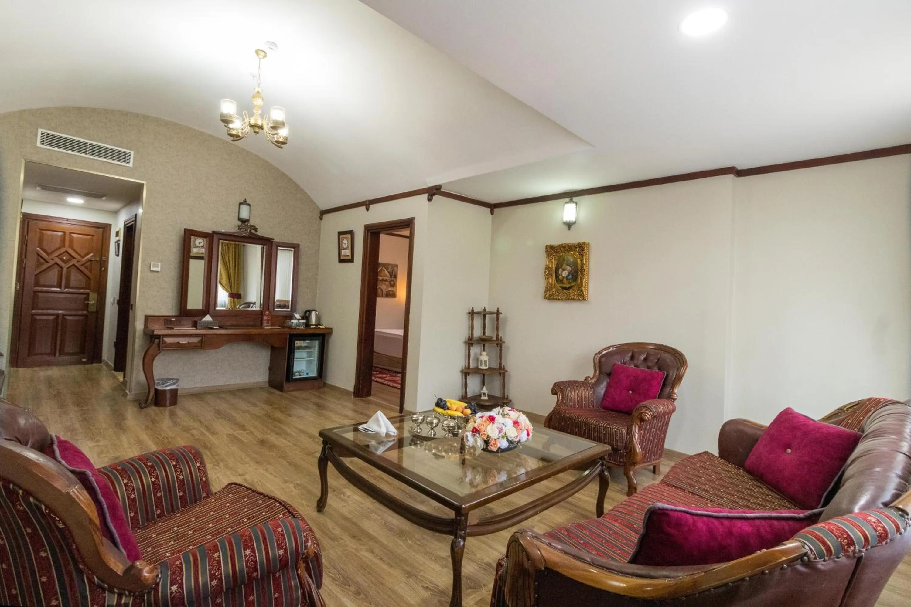 Seating area in Elruha Hotel