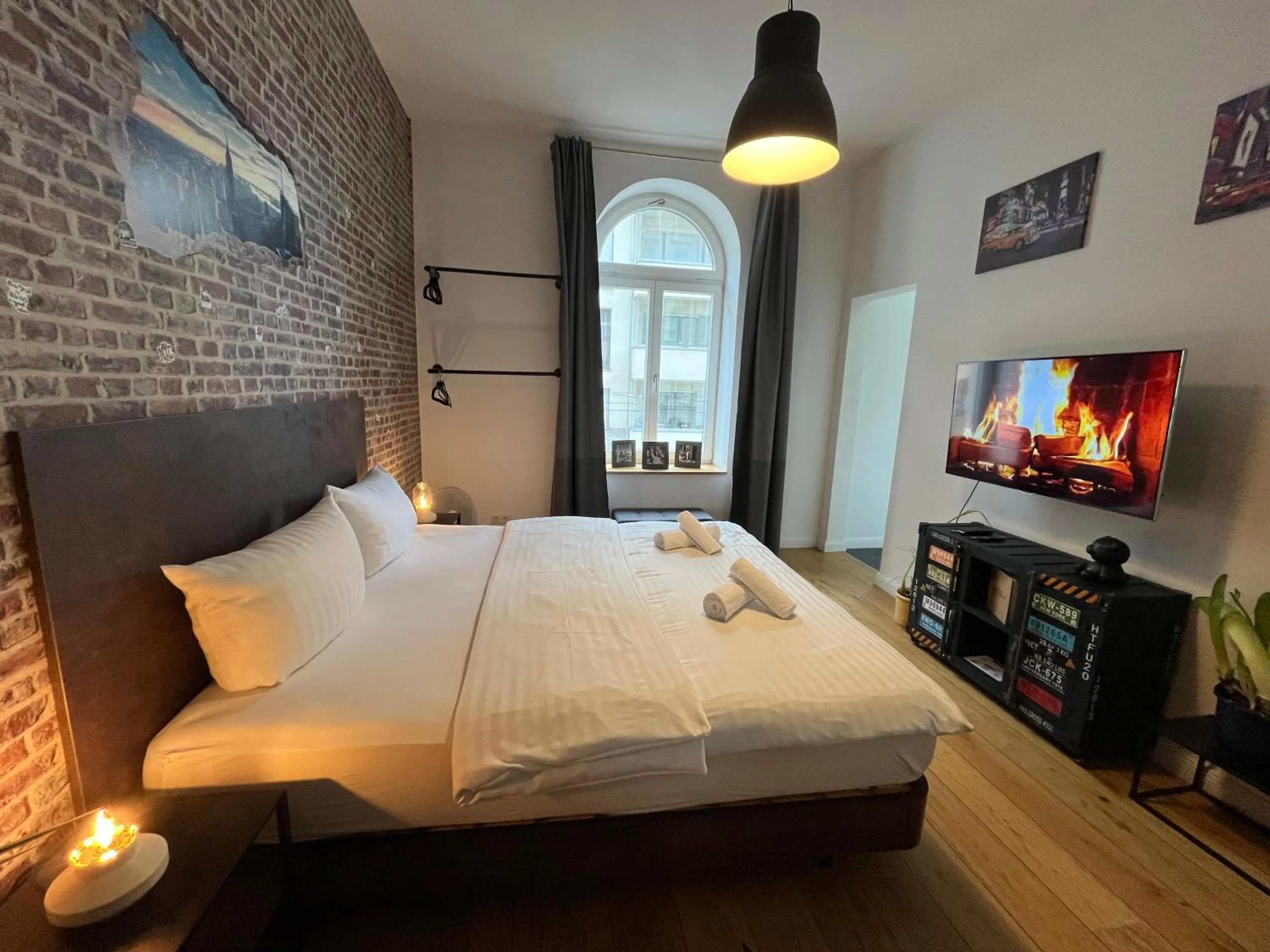 Bed in Apartments an der Arena Leipzig