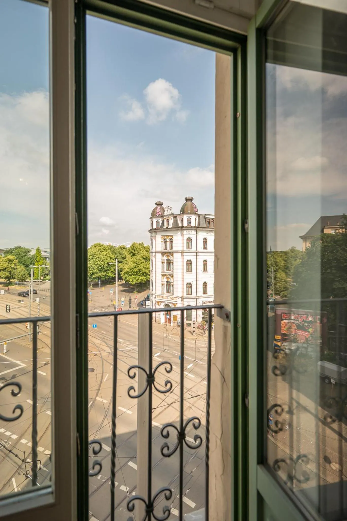 View (from property/room) in Apartments an der Arena Leipzig