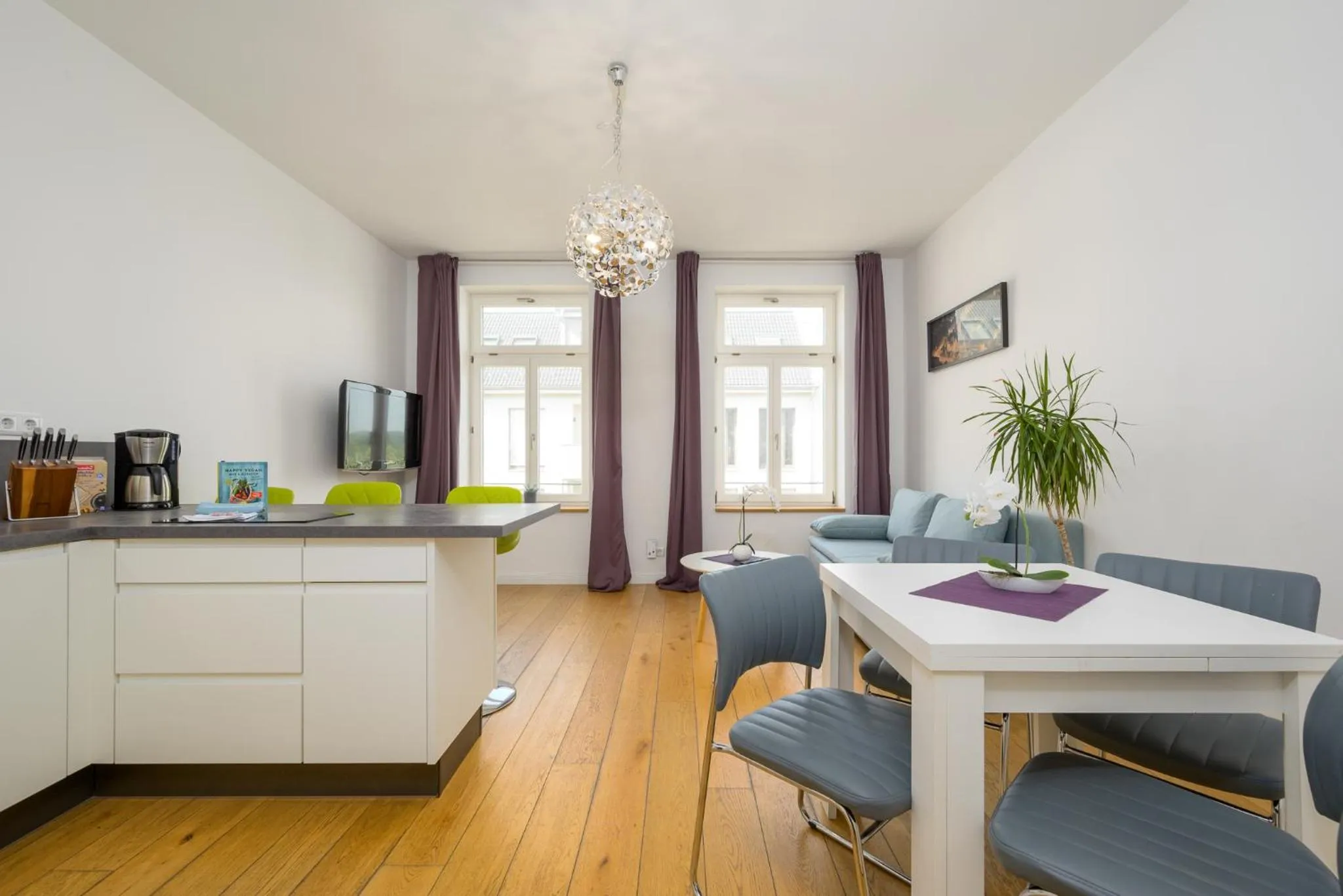 Coffee/tea facilities in Apartments an der Arena Leipzig