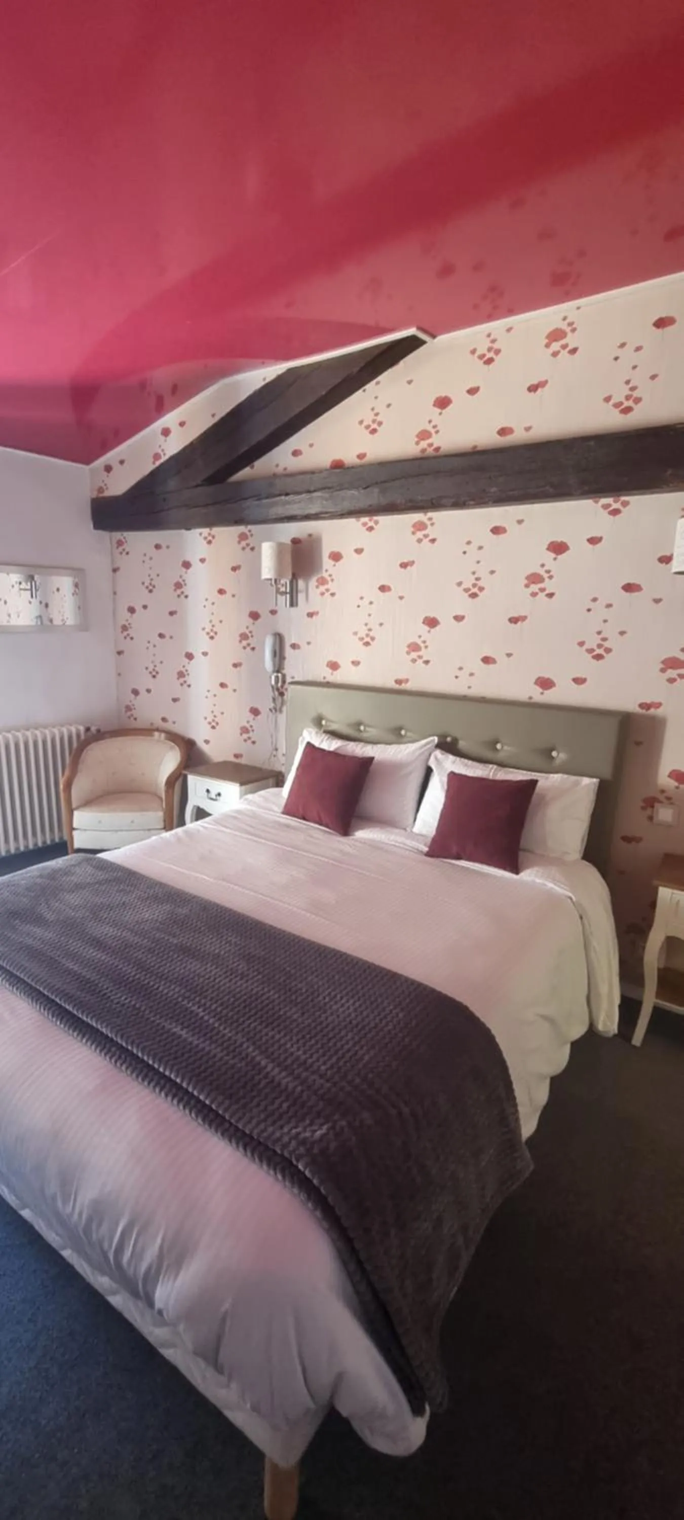 Bedroom, Bed in Hôtel Le Lons